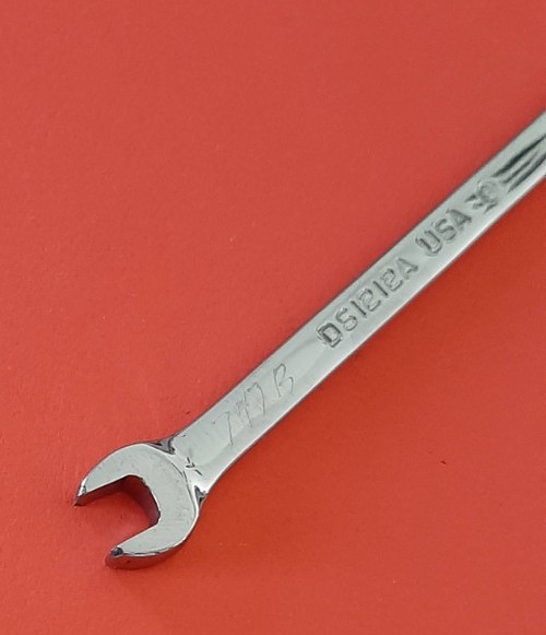 Snap-on Tools 3/16″ 15°/60° Offset Open-End Ignition Wrench DS1212A ENGRAVED