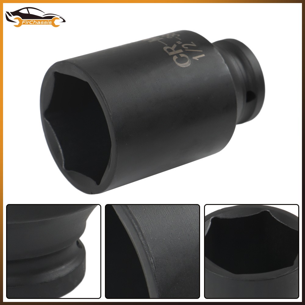 29mm-38mm 9Pcs Drive Metric Axle Hub Nut Socket Deep Impact Socket Set