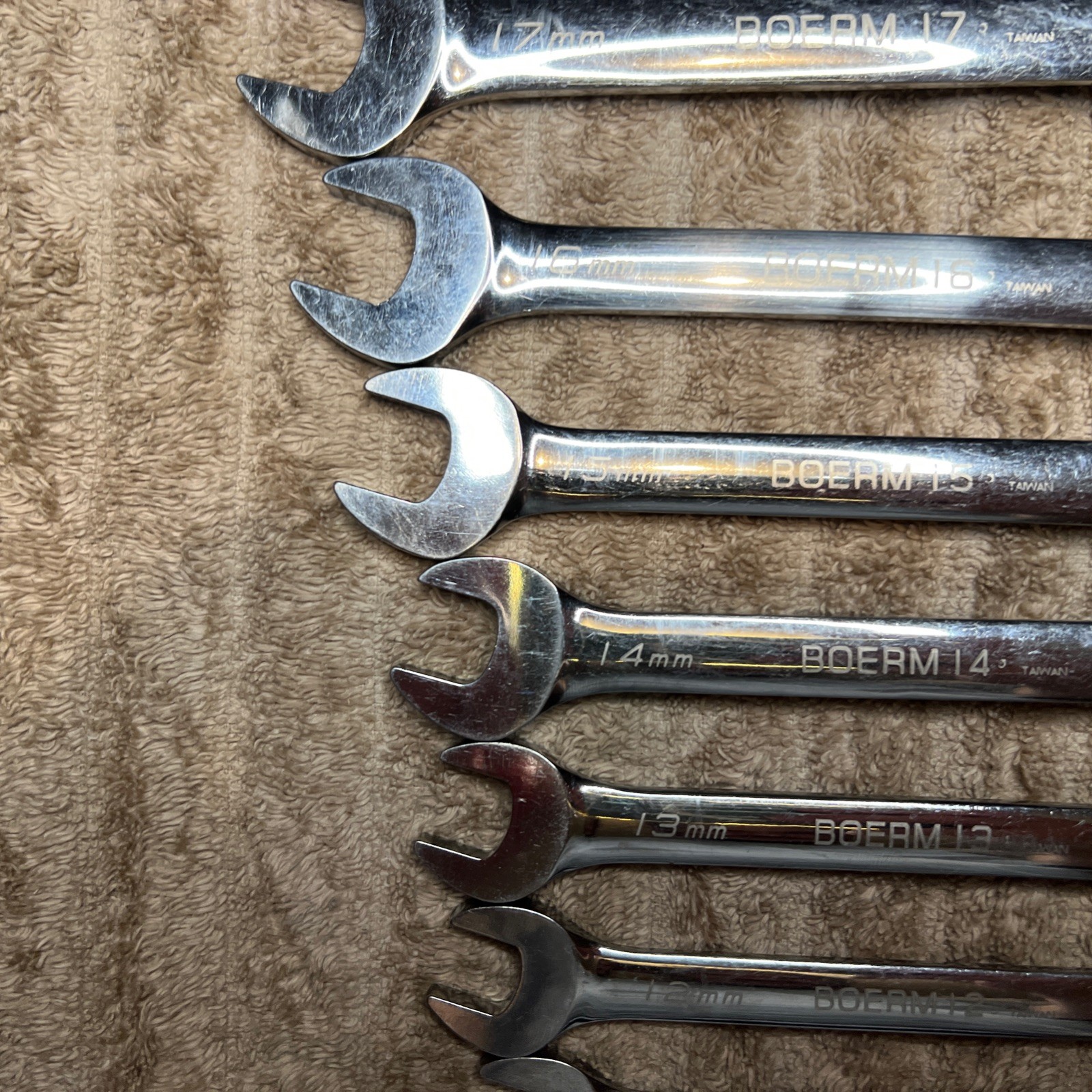 Blue Point BOERM712 11pc Metric Ratcheting Reversible Wrench Set 8-19mm *READ*