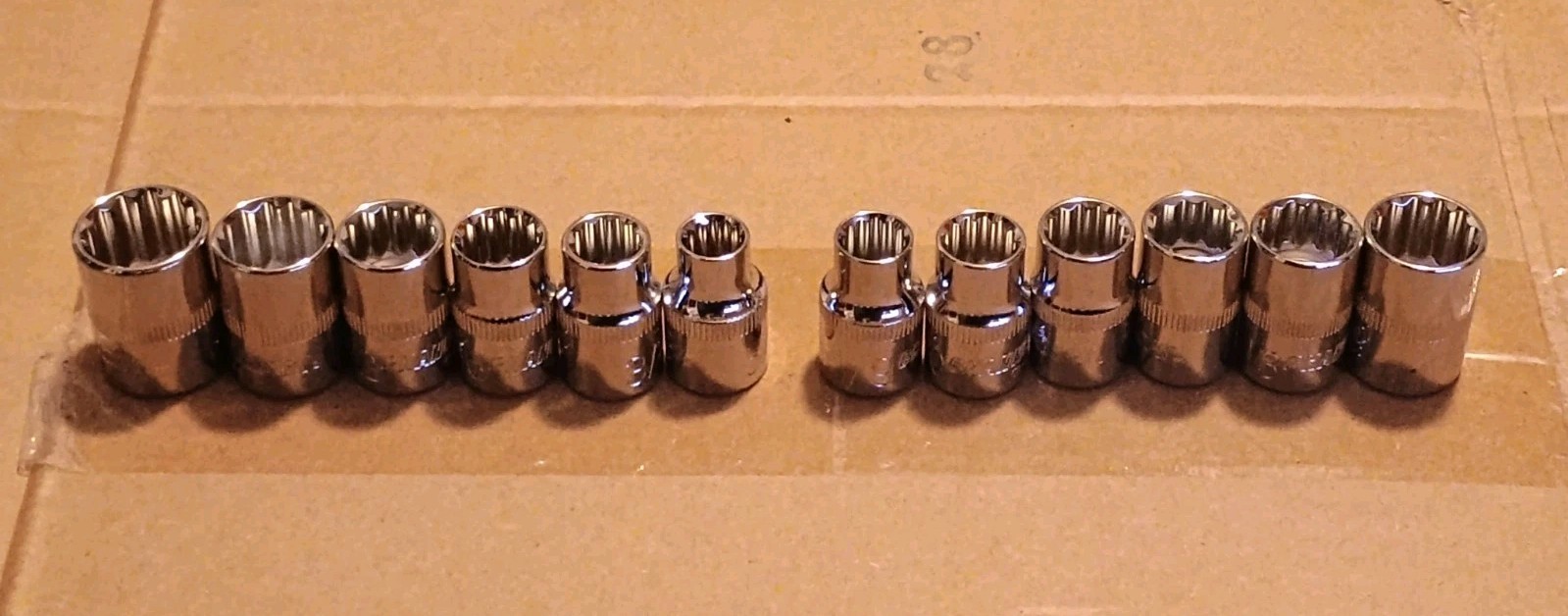 CHANNELLOCK 12 Piece SAE and METRIC 12 Point Standard Socket Set For 3/8″ Drive