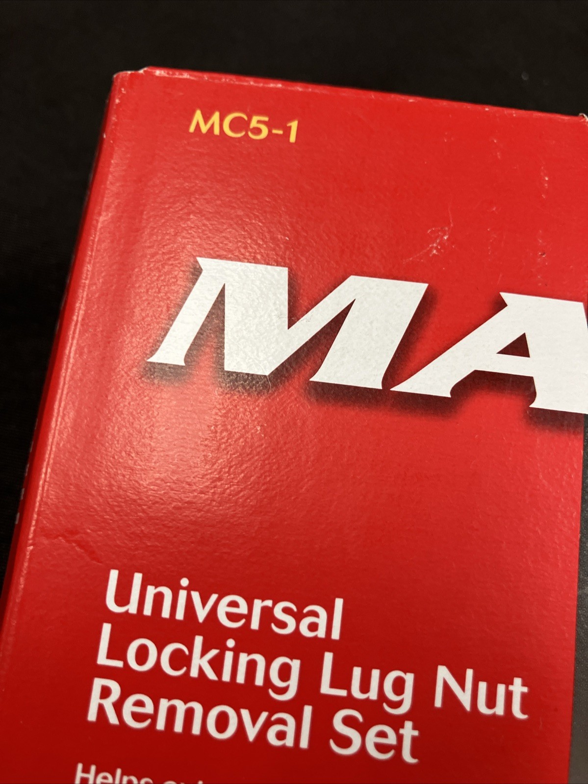 Maddox Universal Locking Lug Nut Removal Set: 17mm, 19mm, 21mm & 22mm #58535