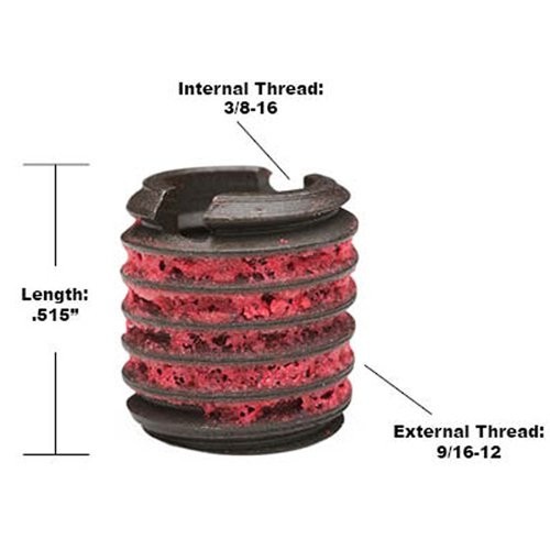 Smart Thread Repair Kit for Aluminum and Soft Metals – 3/8-16 Inserts Included