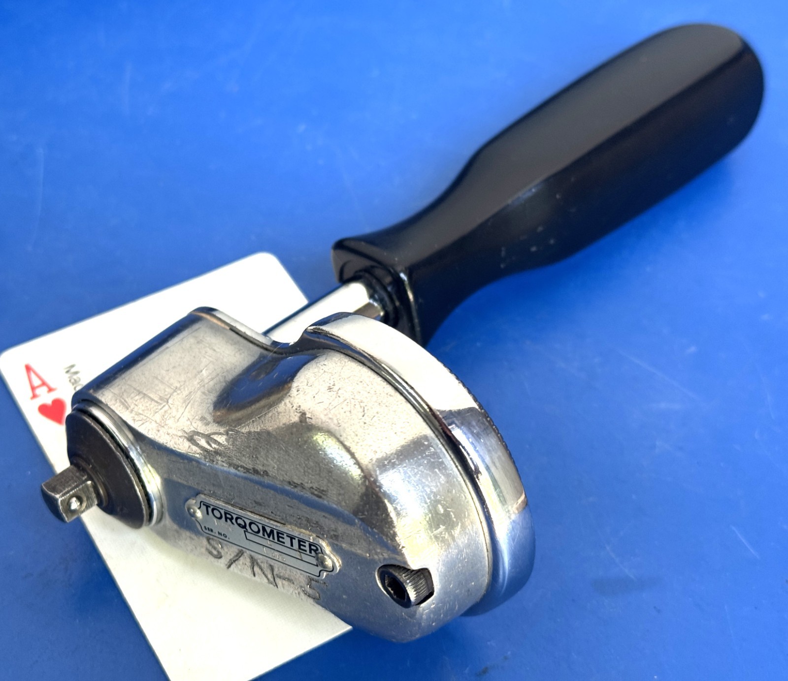 Snap-on 1/4″ Drive Dual Scale Torque Driver Wrench Torqometer 15 inlb cmkg TQSC1