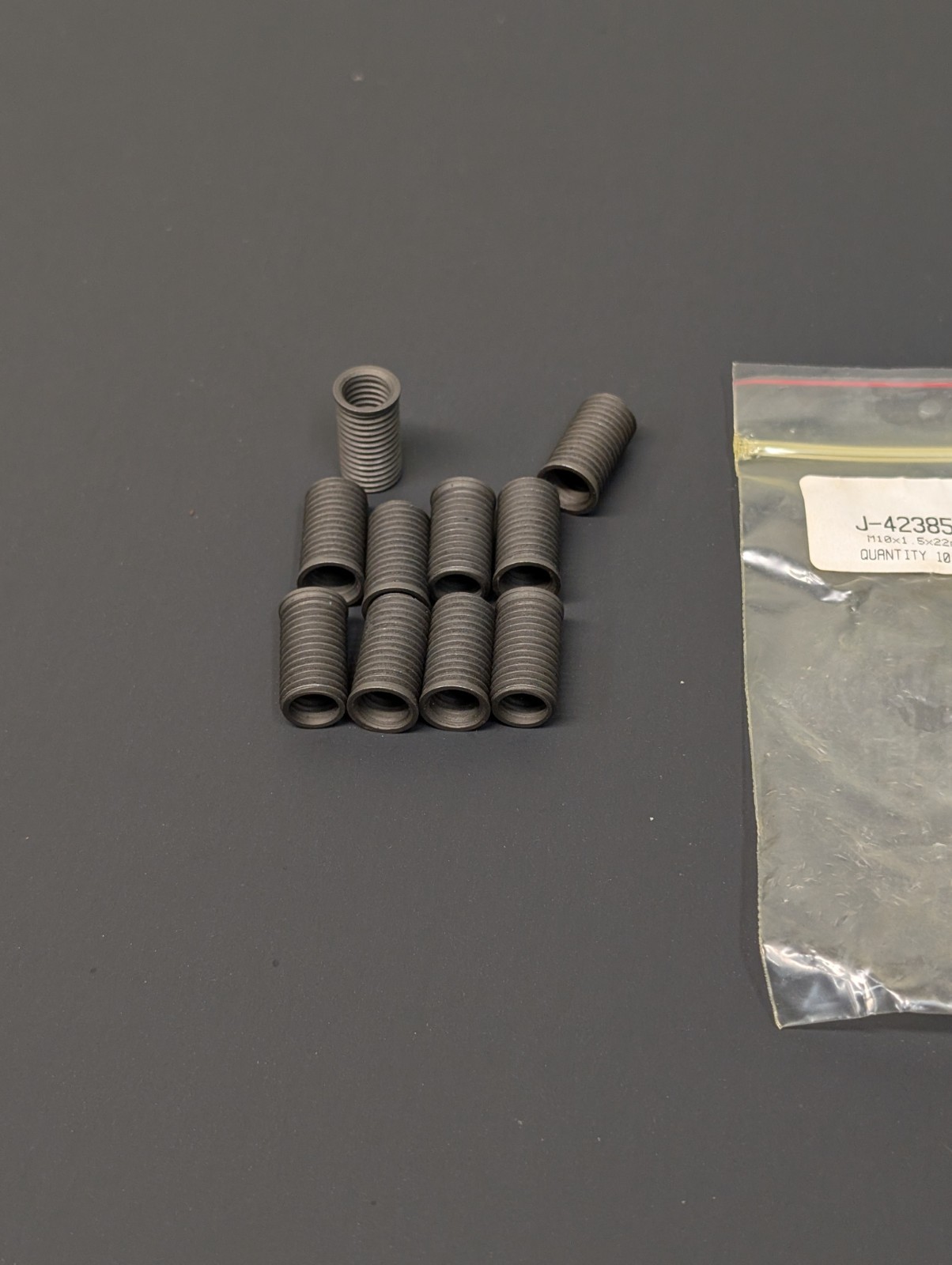 Kent-Moore 10pc J-42385-514 M10x1.5 22mm Time-Sert Thread Repair Insert