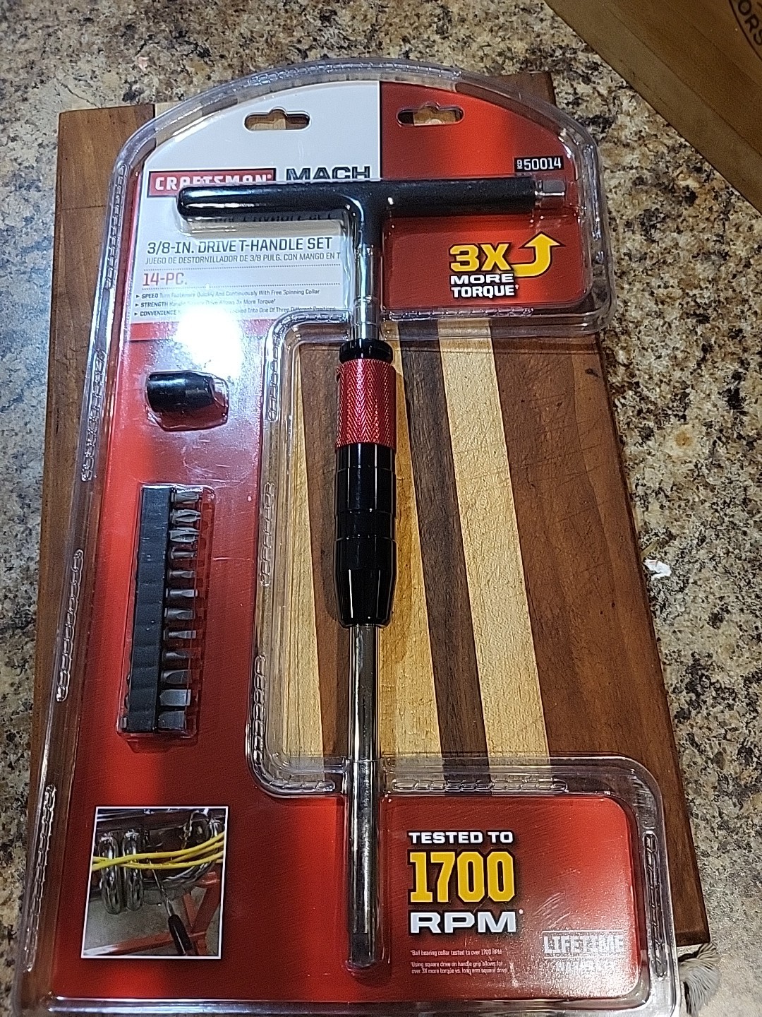 Craftsman Mach Series 3/8” T-Handle Driver and Bit Set 50014. NOS! 🔥