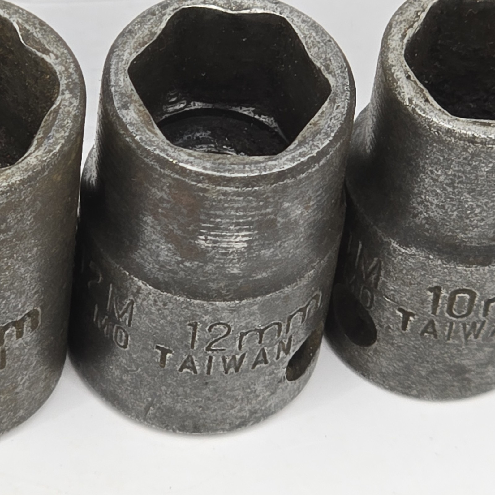 Sunex Impact Sockets Lot Of 8 – 18mm, 17mm, 16mm, 14mm, 13mm, 12mm, 10mm, 7mm