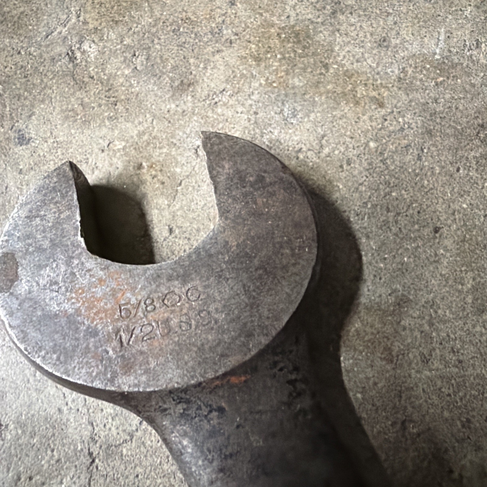 VINTAGE BILLINGS & SPENCER #1128 SAE OPEN-END WRENCH 7/16″ X 1/2″ – MADE IN USA