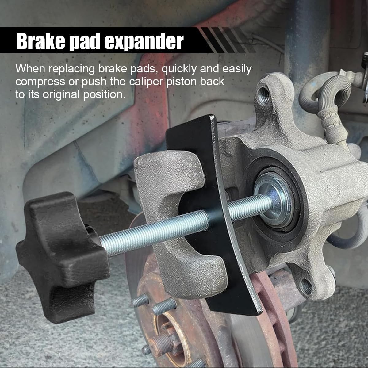 Brake Pad Spreader 360 Degree Swivel Joint Disc Brake Pad Separator Tool for Car