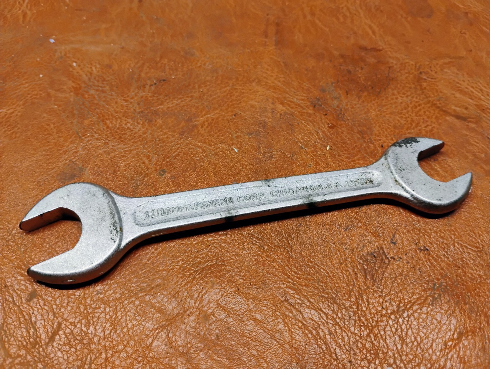 Penens Open Ended Wrench C54 11/16 & 19/32 Chicago USA