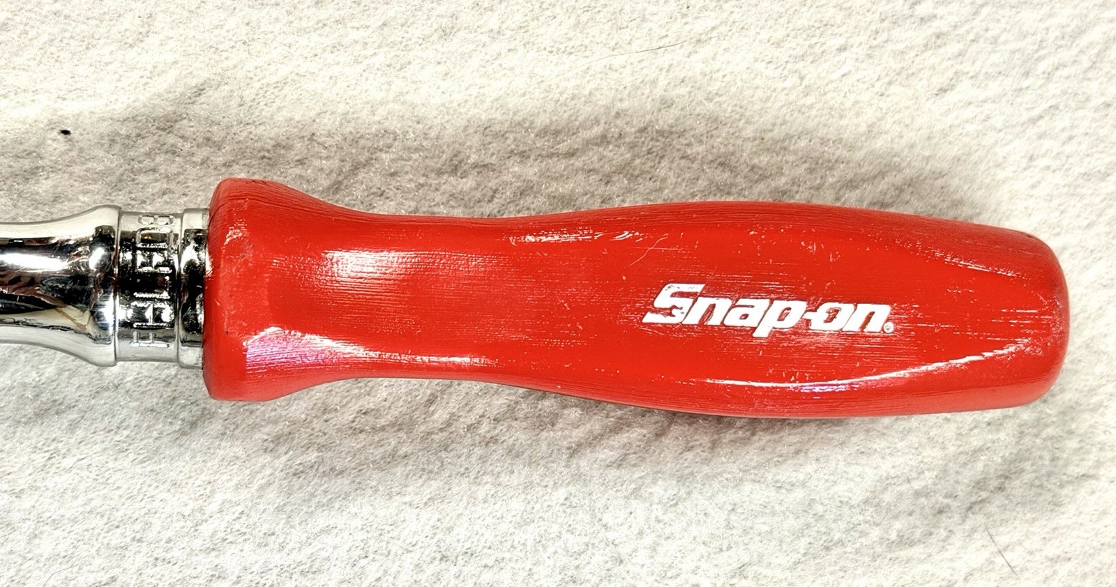 Snap-on FHLFD80AR 3/8 Flex Head Ratchet Classic Red Hard Handle Dual 80 USA Mint