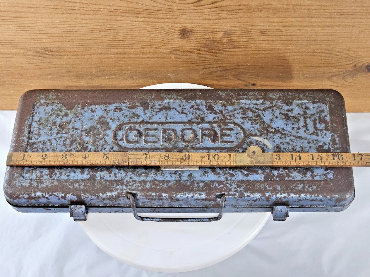 Vintage Gedore D19 TMAX Metric Imperial AF 1/2 Drive Complete Socket Set Germany