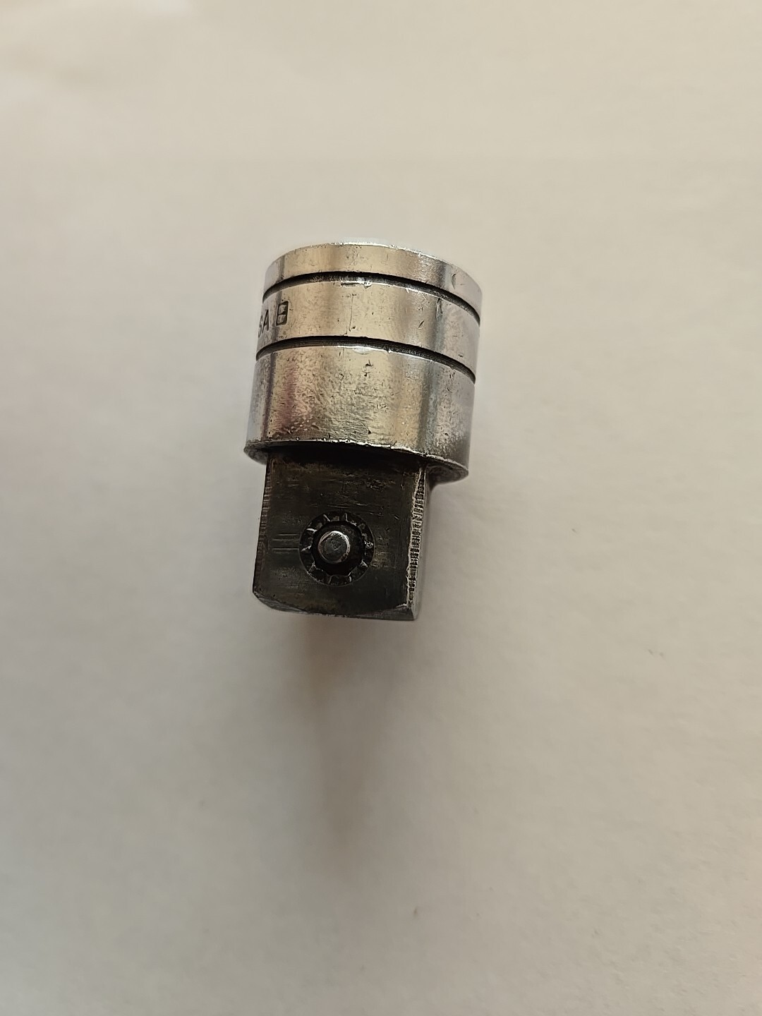 Snap On 1/2″ F To 3/4″ M Drive Chrome Locking Button Adaptor Socket LA12