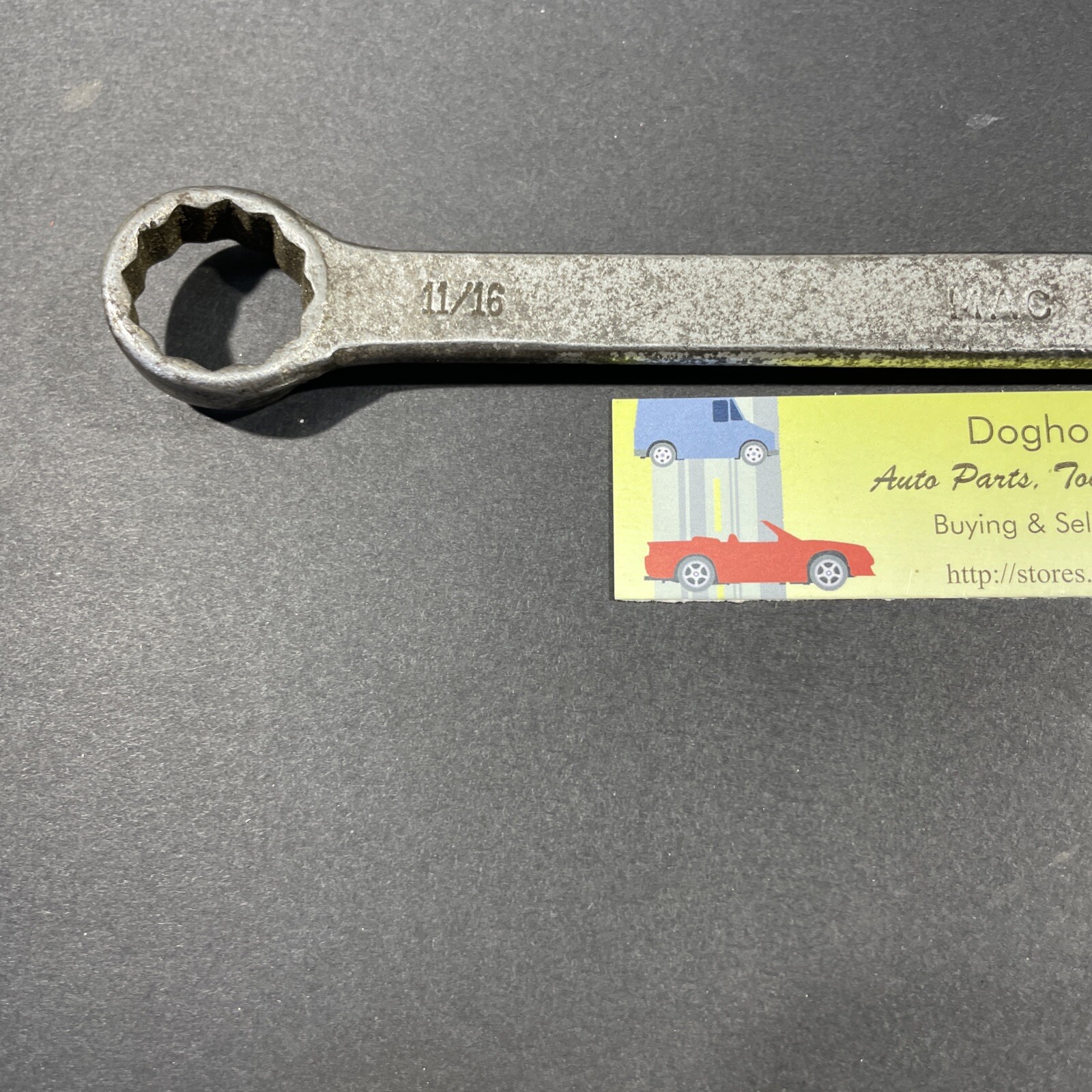 11/16″ MAC Tools Combination Wrench, Open End & 12 Point Box End, Free US Ship