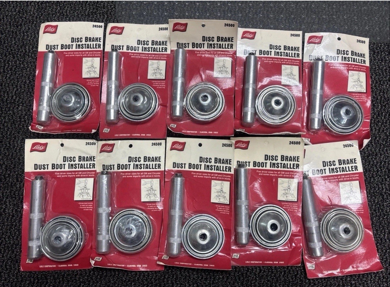Disc Brake Dust Boot Installer Lisle Wholesale Lot Of 20 Tools 24500 Made In USA
