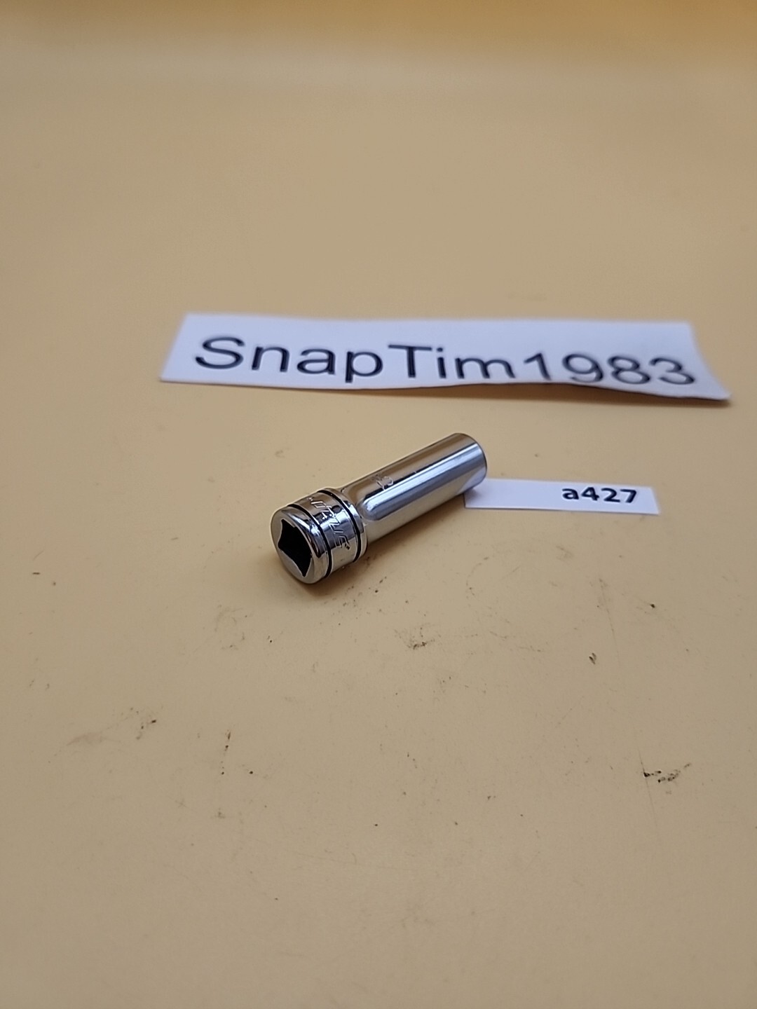 Snap-on Tools SF121, 3/8″, 3/8″ Drive, 12 Point, Chrome Deep Socket USA
