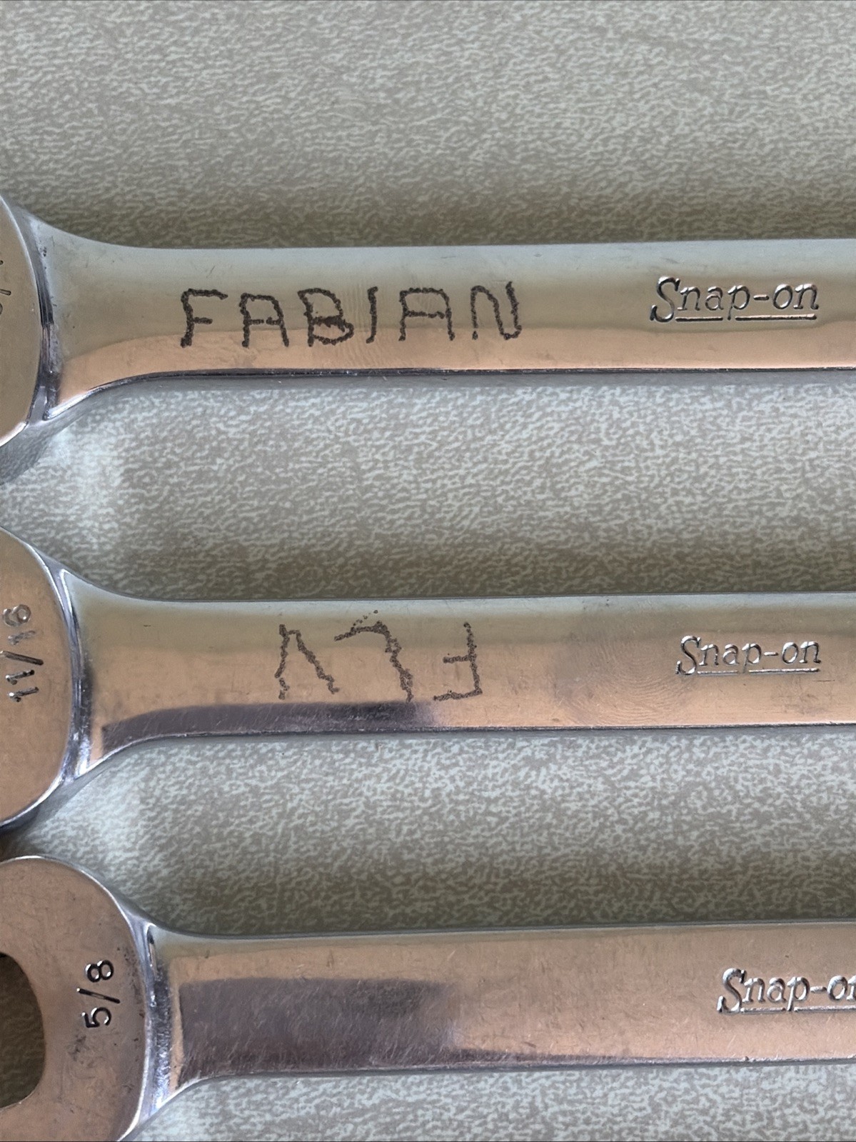Snap On Tools Line Wrench 7 Piece Set SAE 5/16-3/4