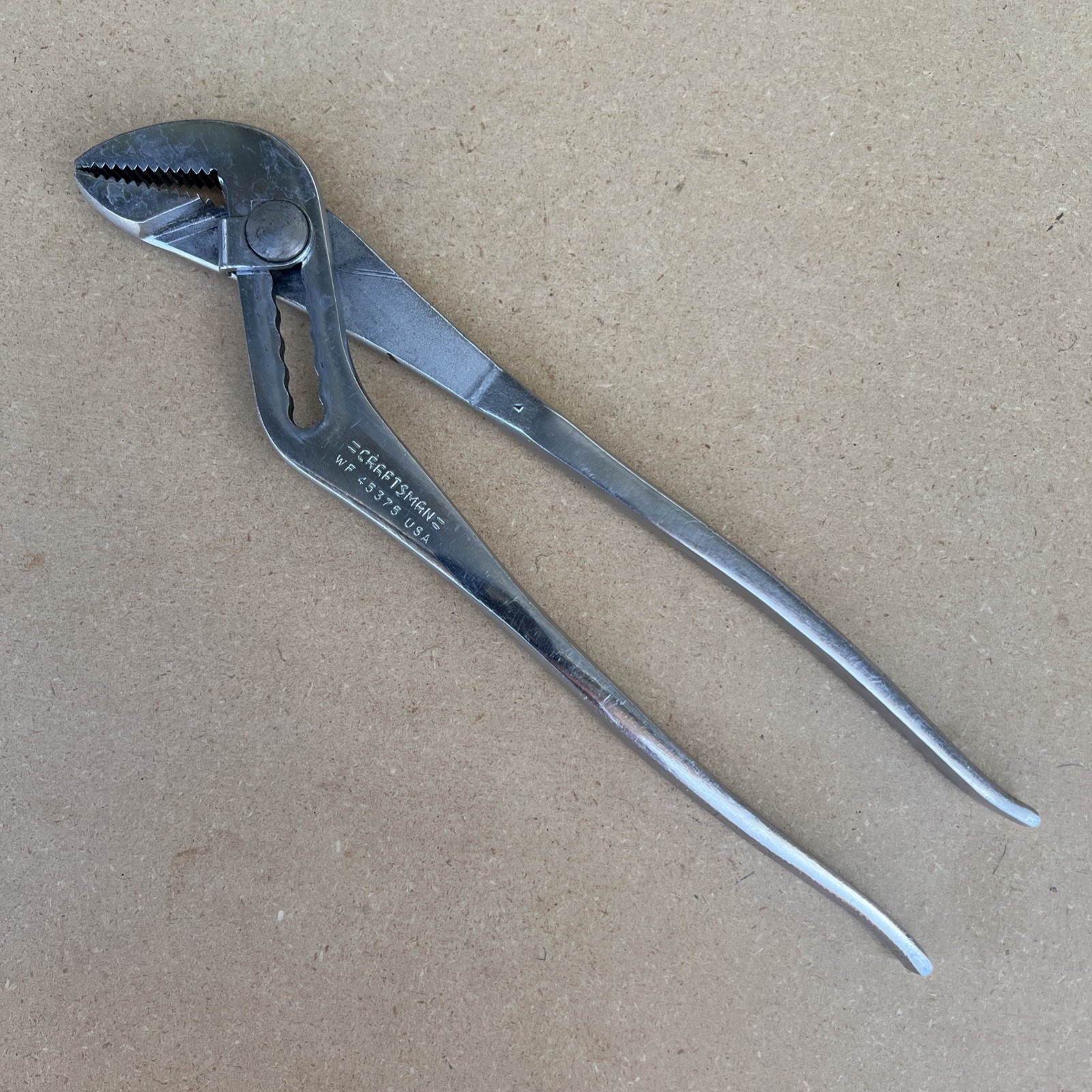 Craftsman Slip Joint Pliers 11″ Water Pump Channel Lock Style 45375 Vintage USA