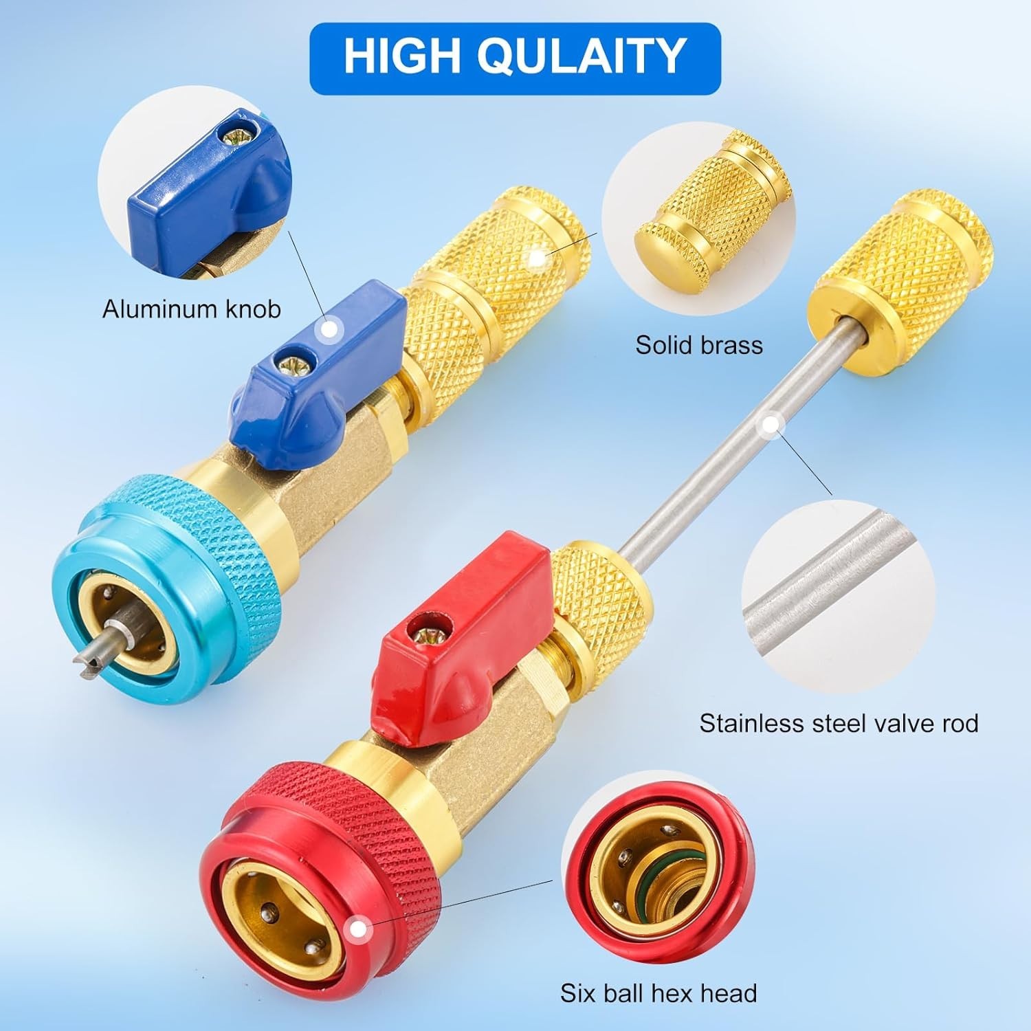 R134A R1234YF Valve Core Replacement Tool Set – Hassle-Free A/C Maintenance