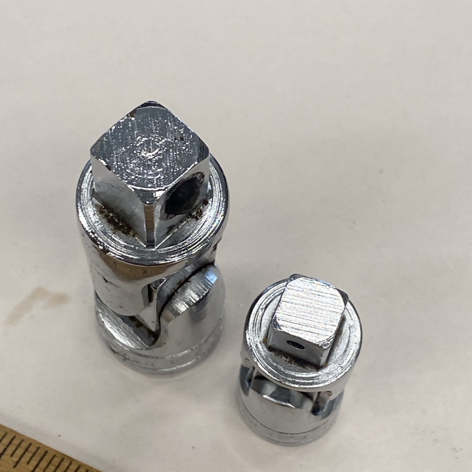 2 Snap-on Universal Flex Socket Adapters (S-8) 1/2″ Drive & (FU8A) 3/8 Dr. M0816