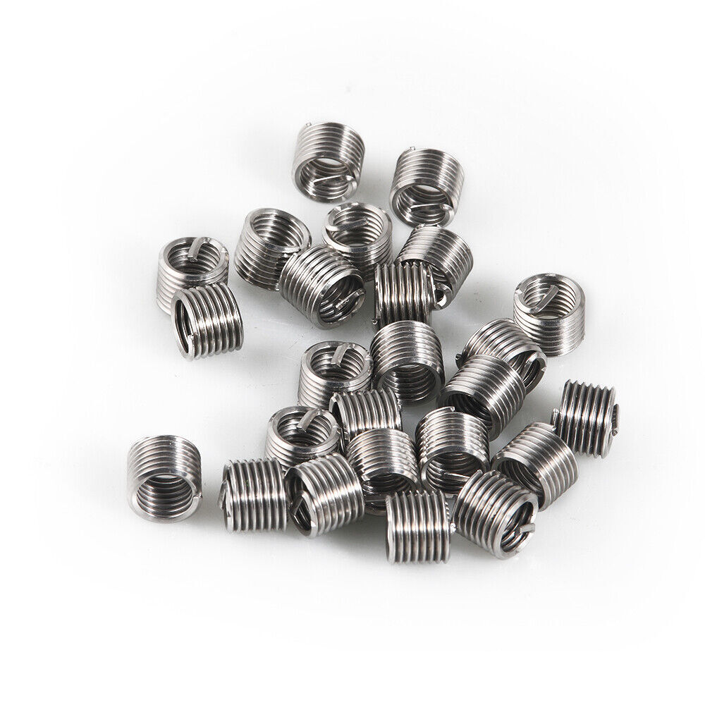 30x Metric Thread Repair Insert Kit For Helicoil Car Pro Coil Tool M8x1.25mm US