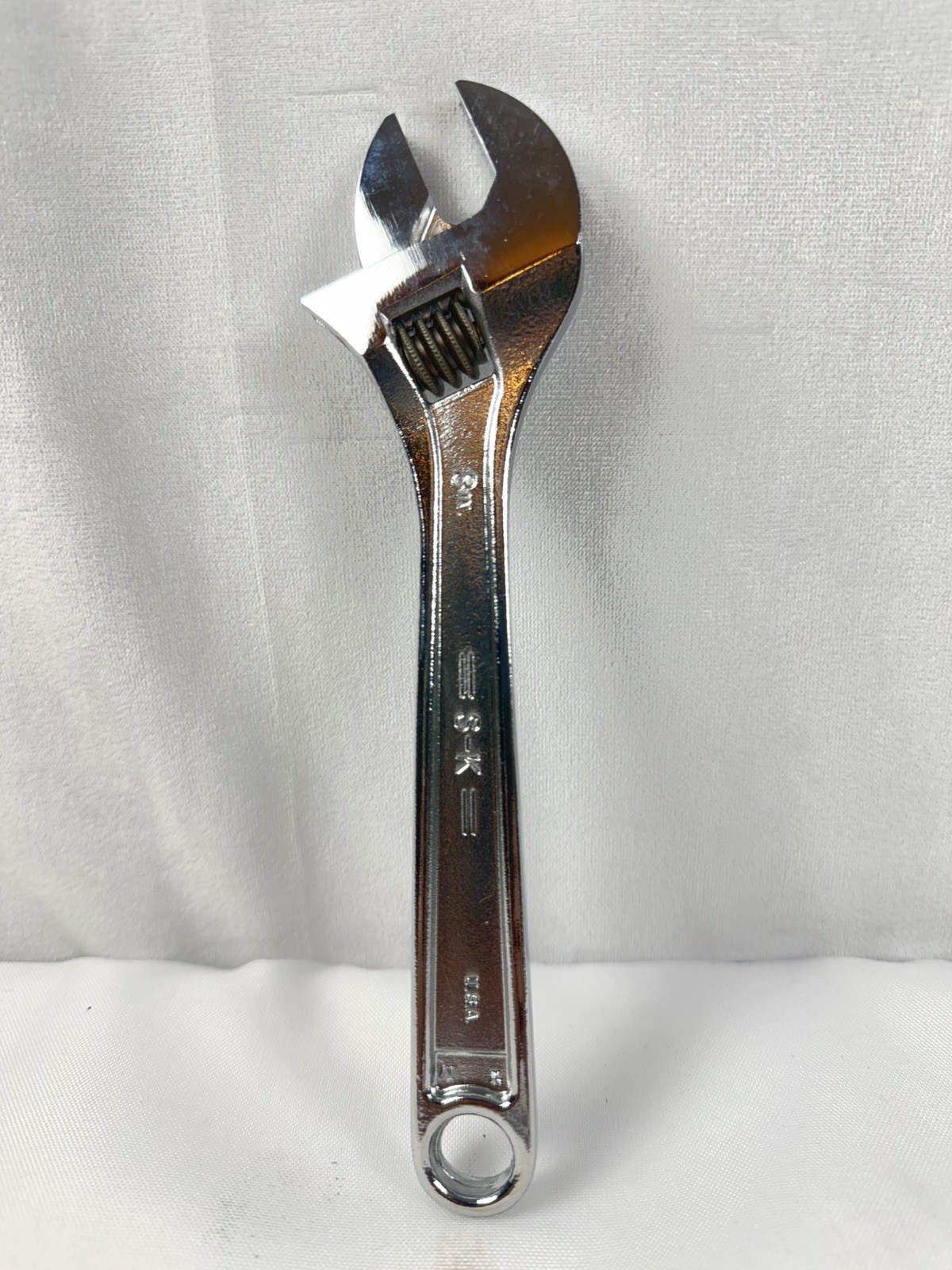 SK Hand Tools 8008 8″ Adjustable Wrench 15/16” Jaw Capacity Ni Coating SK8008