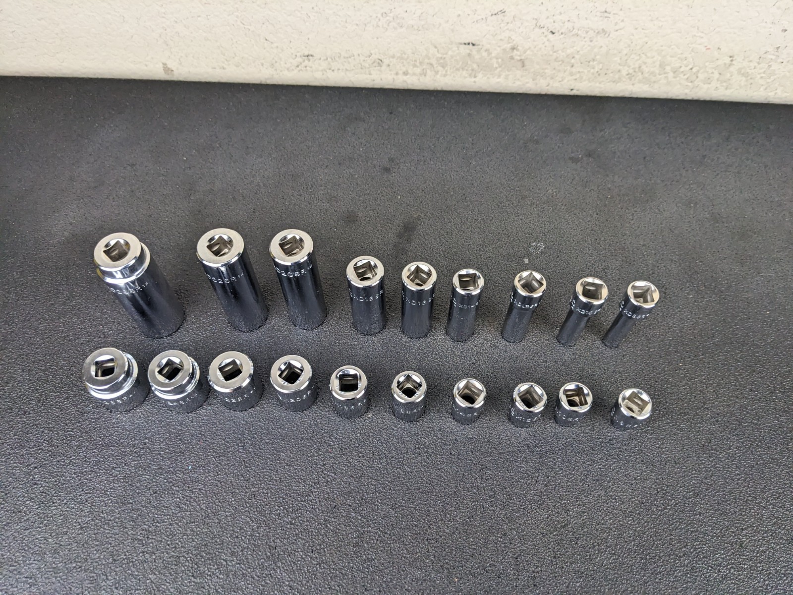 #bn926 Mac Tools SAE Metric Deluxe 3/8″ Drive General Service Set Socket Case
