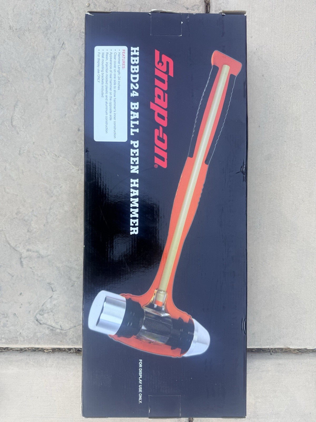 Snap-On Tools HBBD24 Ball Peen Hammer Display And Stand