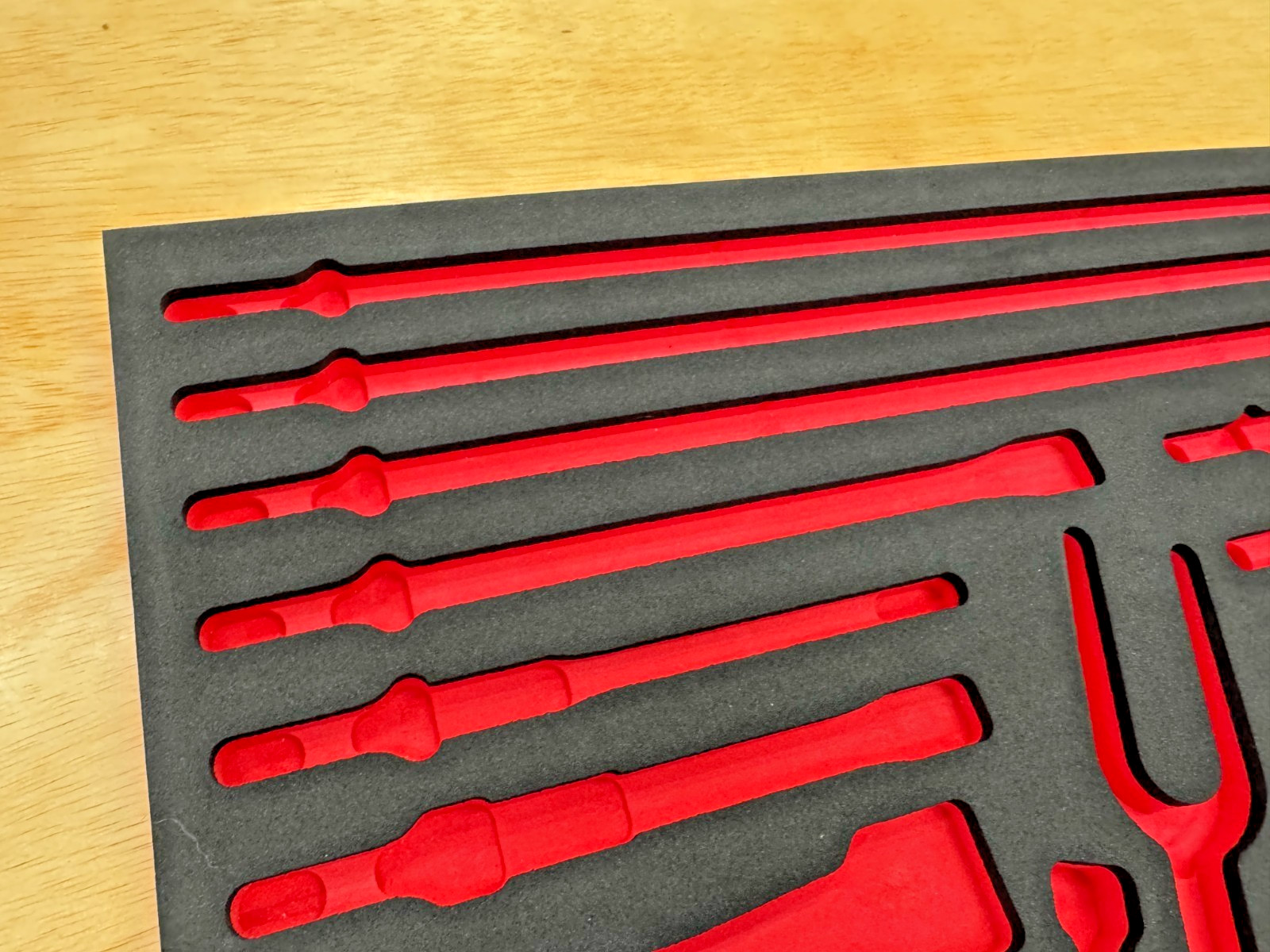 Snap-On Tools NEW RED Foam Organizer Tray ONLY For PHG1020BKFR Air Hammer Bits