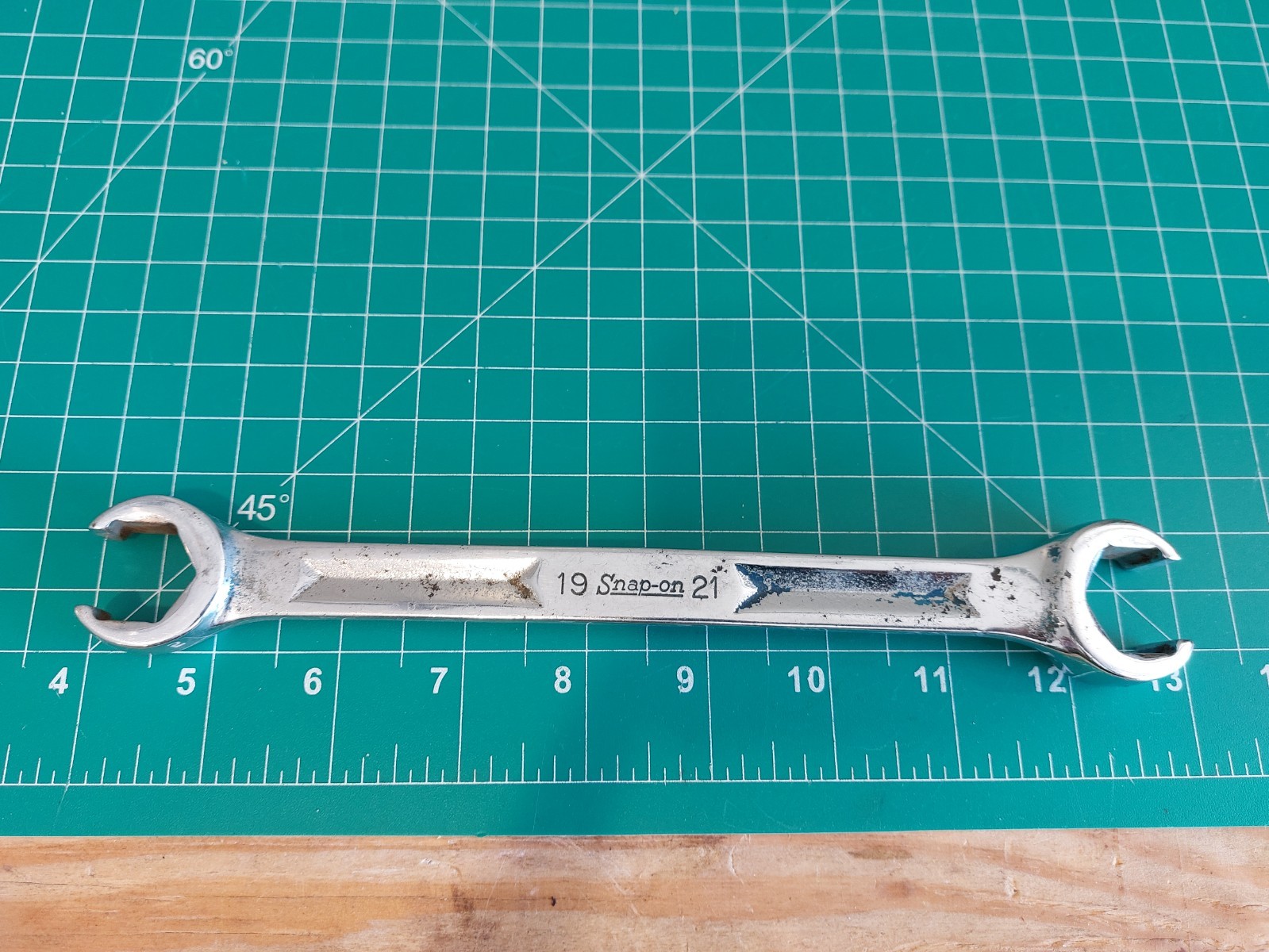 Snap-on 19mm x 21mm Flare Line Wrench RXM1921S USA