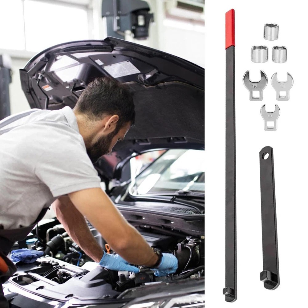 Serpentine Belt Tool Kit,Universal 3/8″ 1/2″ Drive Serpentine Belt Adjust Tighte