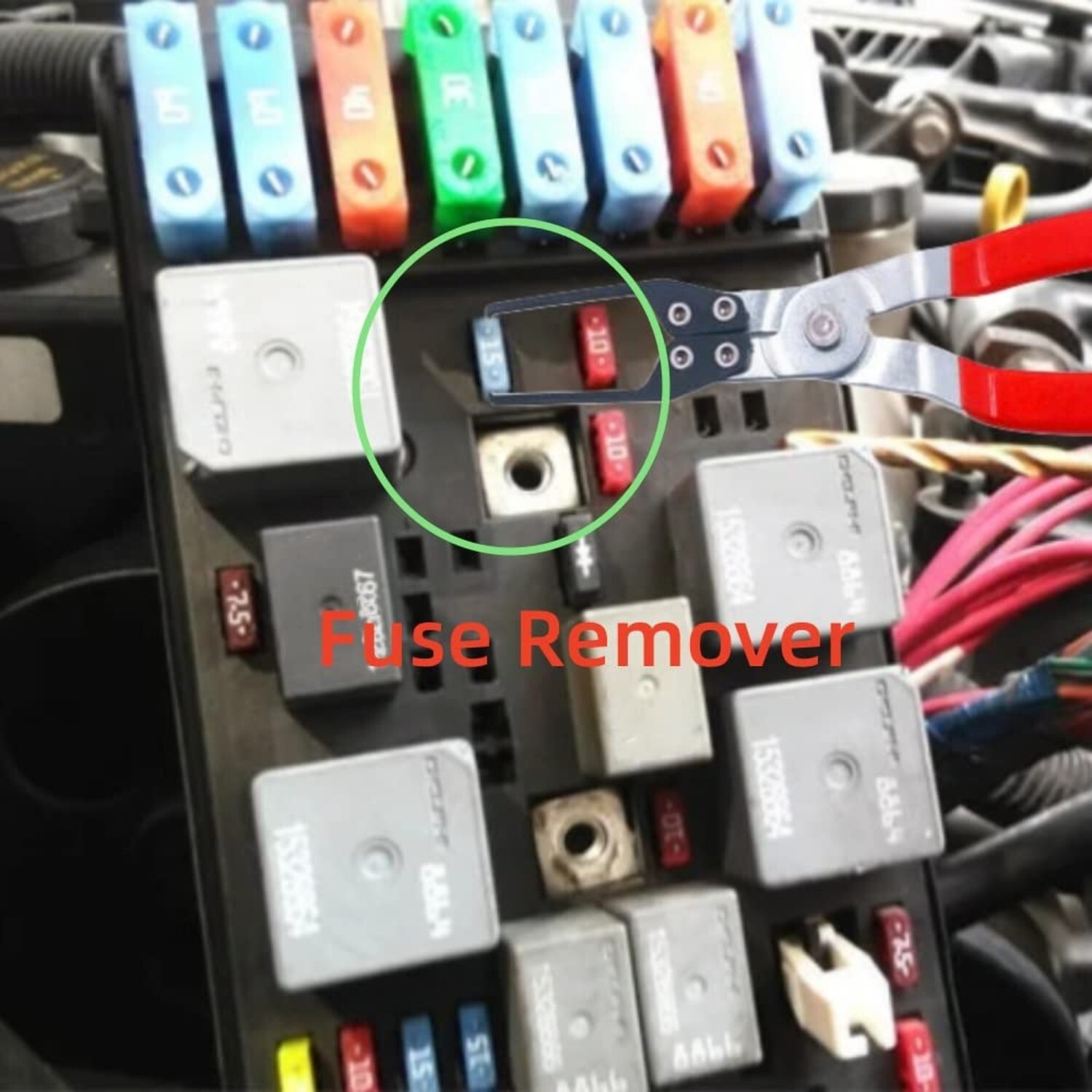 Relay Puller Pliers, Car Fuse Puller Automotive, Pliers for Removing relays F…