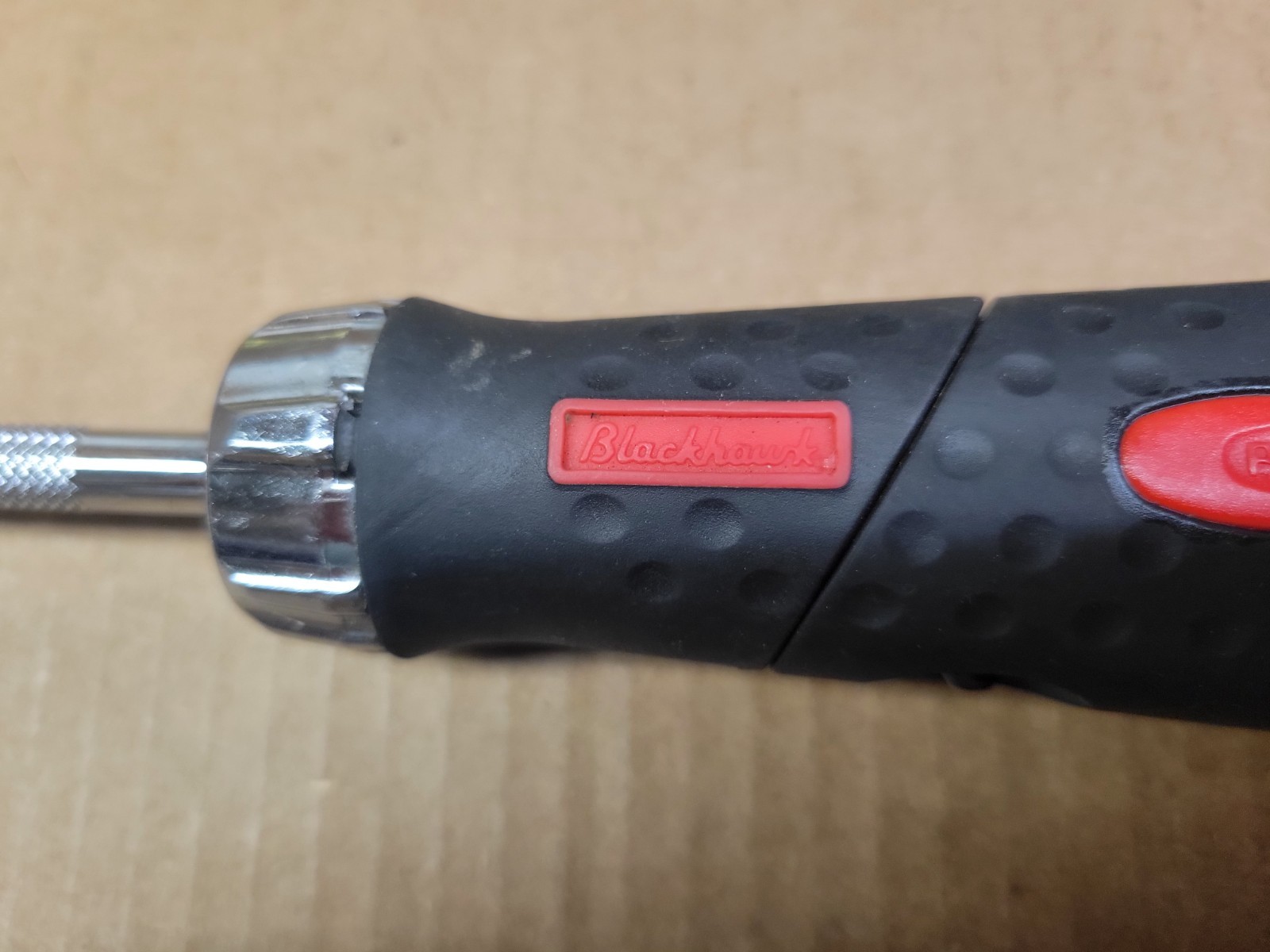 Black Hawk Pistol Grip Ratcheting Magnetic Tip Screwdriver w/ 6 bits No 9000R-2