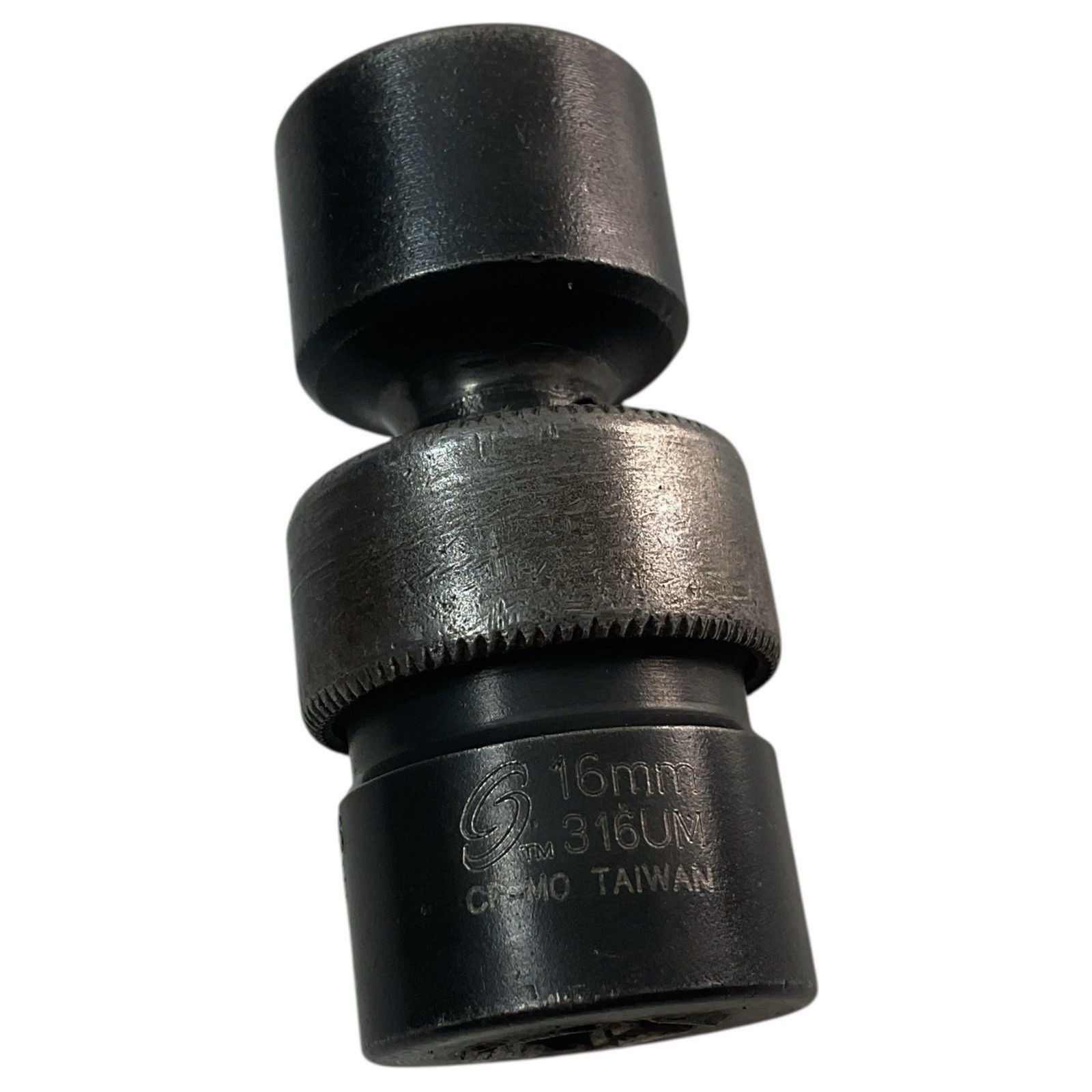 Unbranded CR-MO 16mm Impact Swivel Socket 3/8″ Drive 6 Point Used Fast Ship