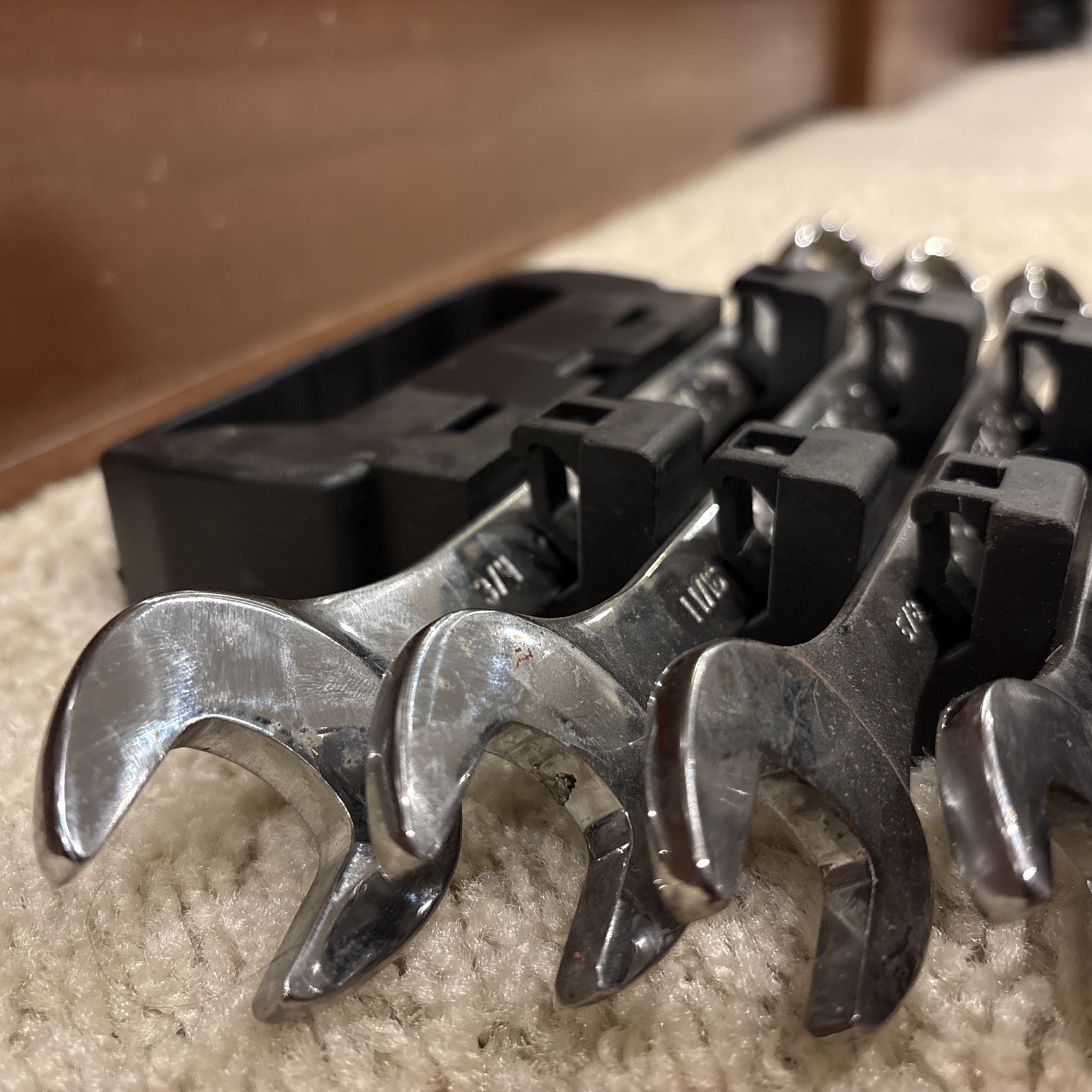NEW Mac Tools EXPERT Series 9 pc. 1/4” –3/4” SAE 12-Point Combination Wrench Set