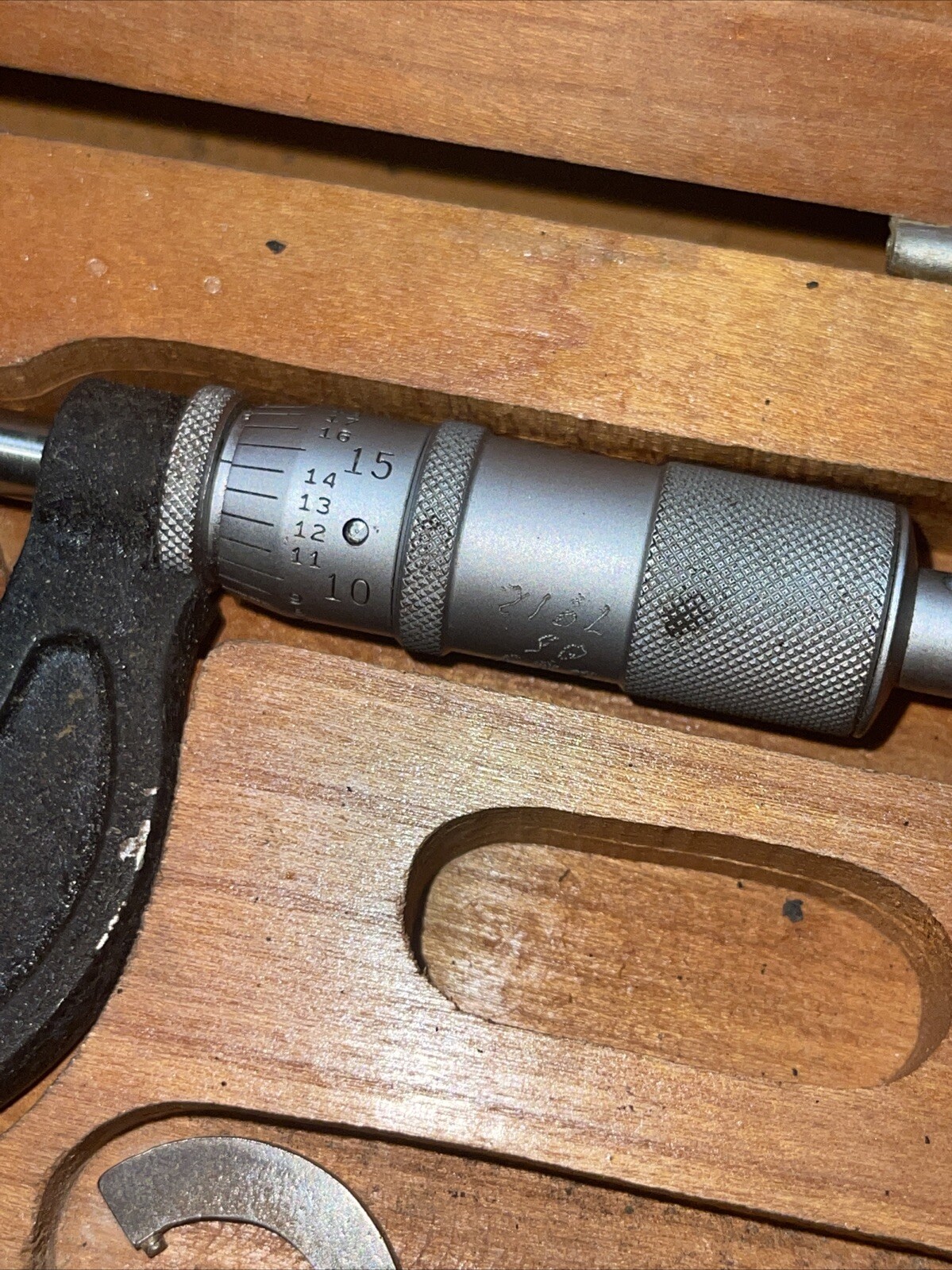Scherr Tumico USA 25 – 50 MM Outside MICROMETER .97 – 1.97 Inch With Box 1-2
