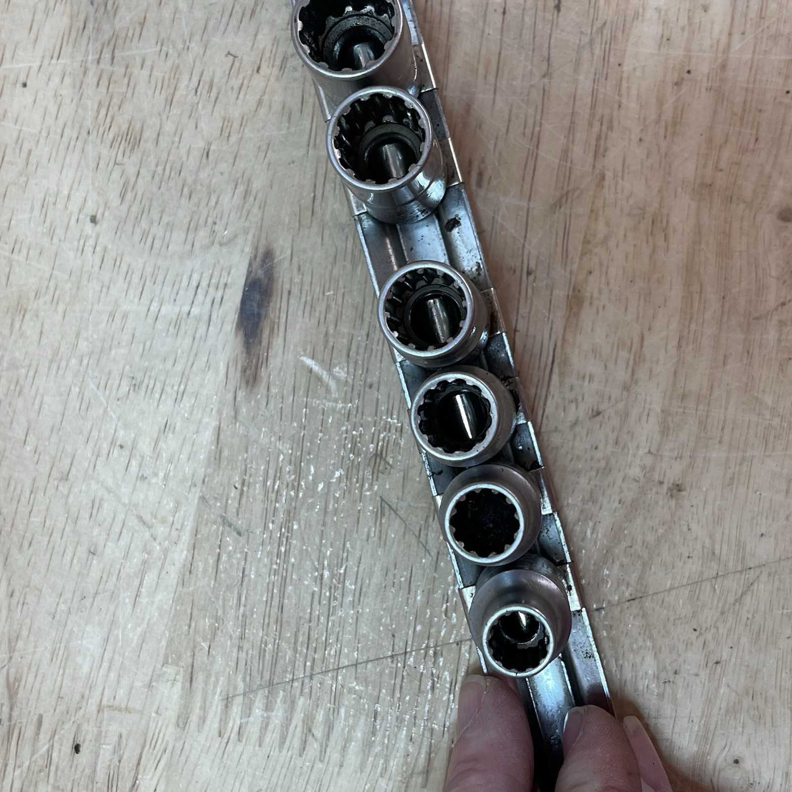 Mac Tools 11Pc 3/8in Drive Metric Socket Set, Shallow 12 point With Tray