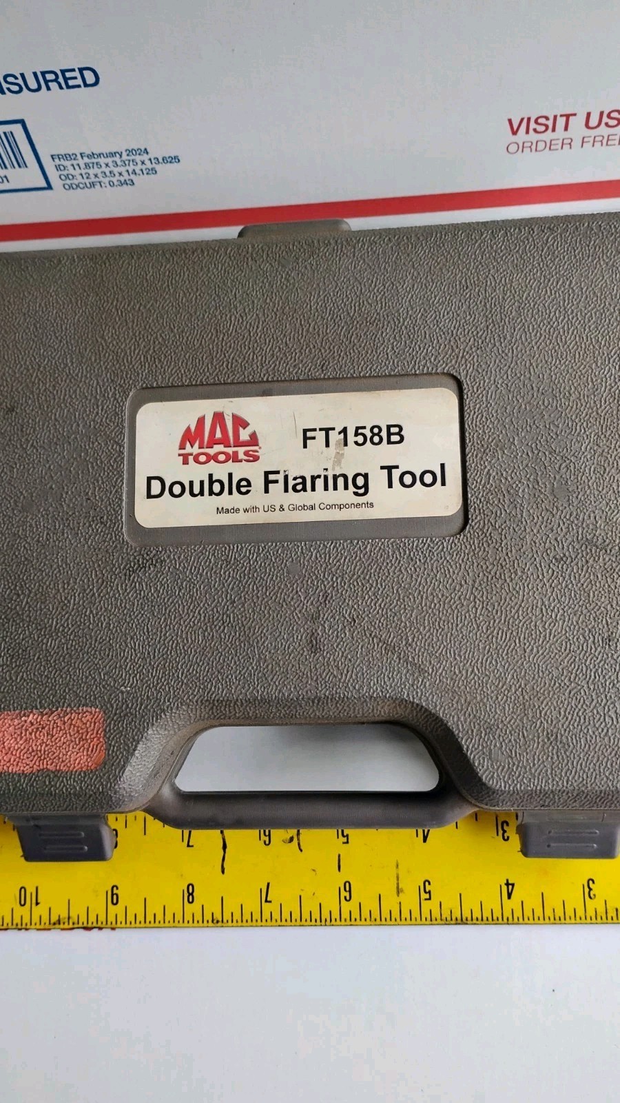 MAC Tools FT158B Metric Double Flaring Tool Kit Brake Line Fuel Line Flaring Set