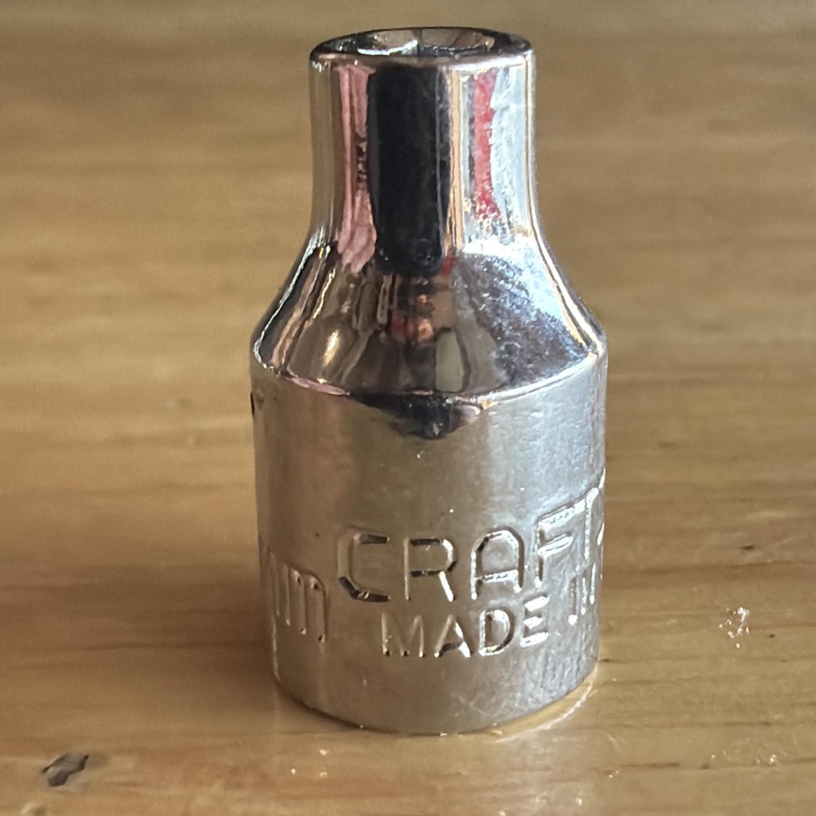 Craftsman 4mm Shallow Socket 1/4″ Drive 6 Point EE Series 43505 USA