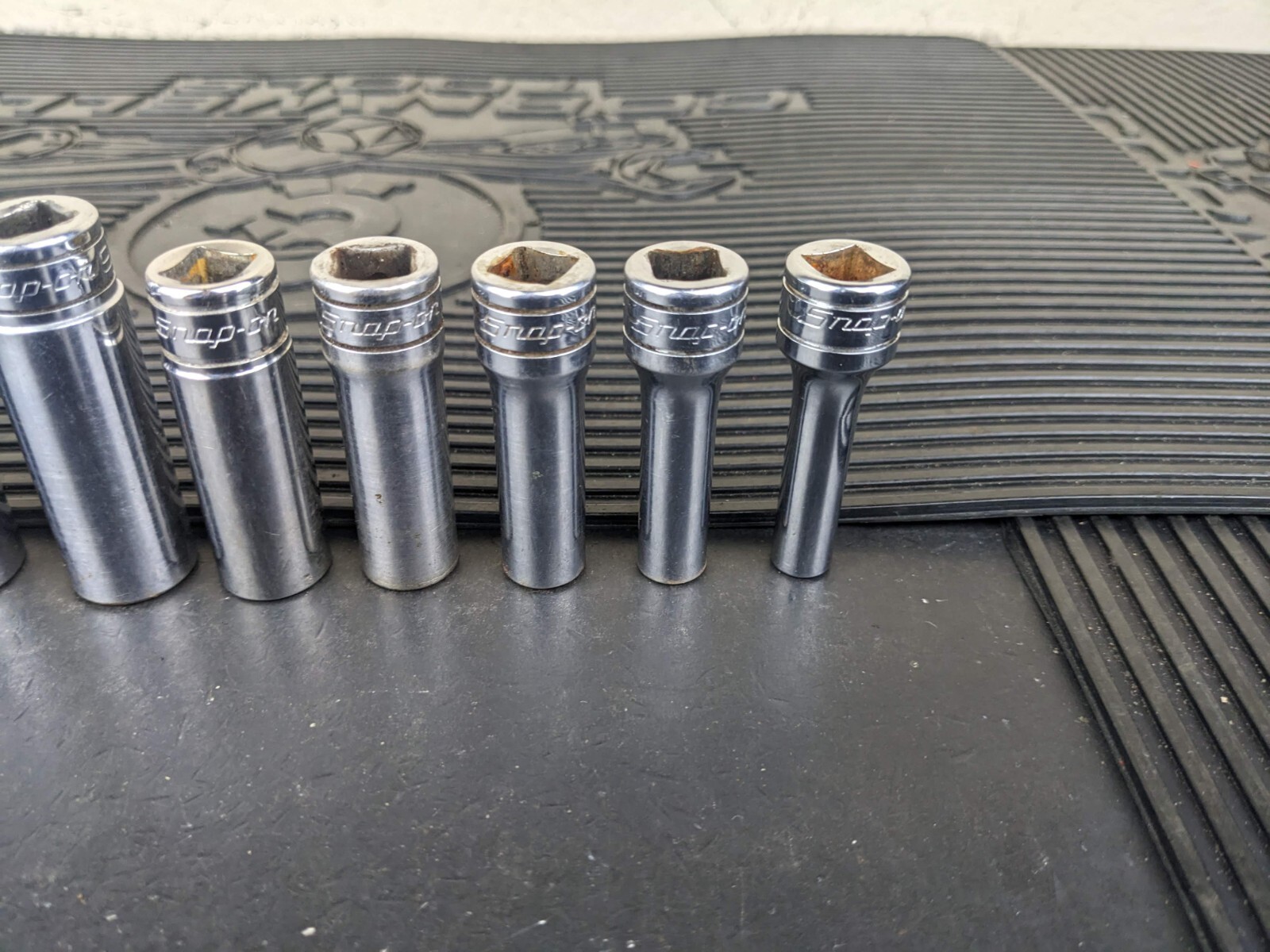 #bg229 Snap on Tools 211SFSY 3/8″ Drive Deep Chrome Socket Set Socket Set