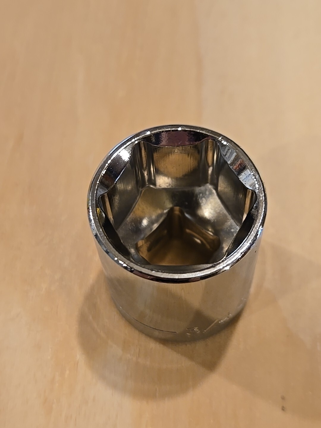 Craftsman 3/4″ 6 Point 3/8″ Drive Shallow Polished Chrome Socket 43007 Z-AL