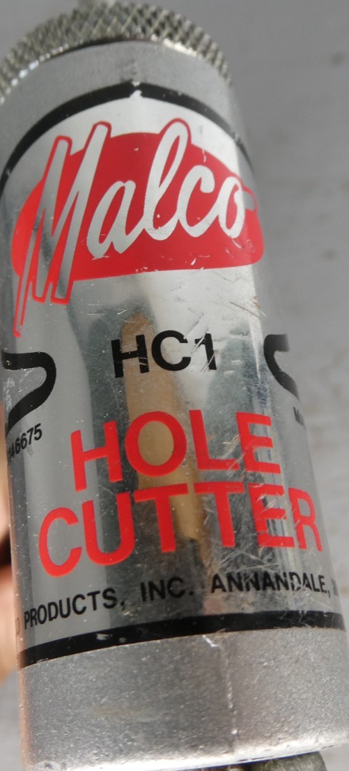 Malco USA 2 – 12″ Ductwork Hole Cutter No HC1 Made in USA