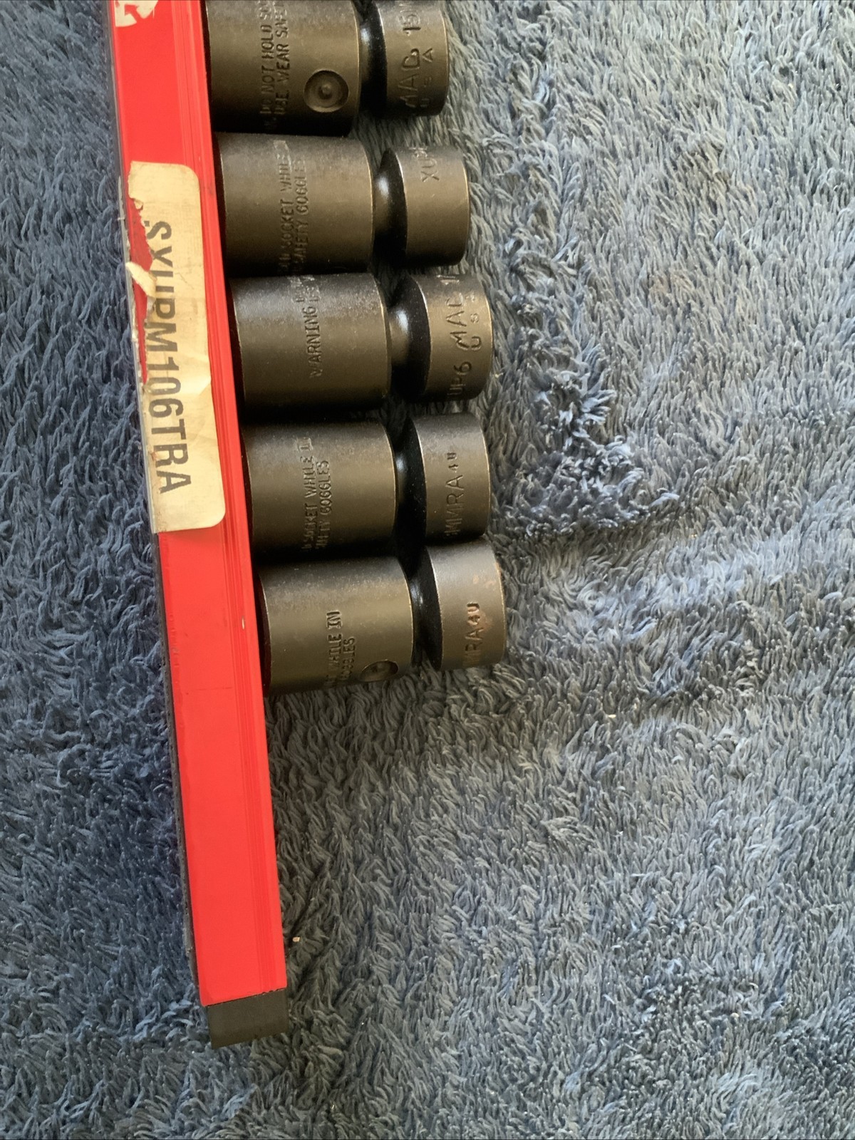 Mac Tools 3/8” Drive Impact Swivel Socket Set, 10-19mm….6pt…..Mac Tray As Well..