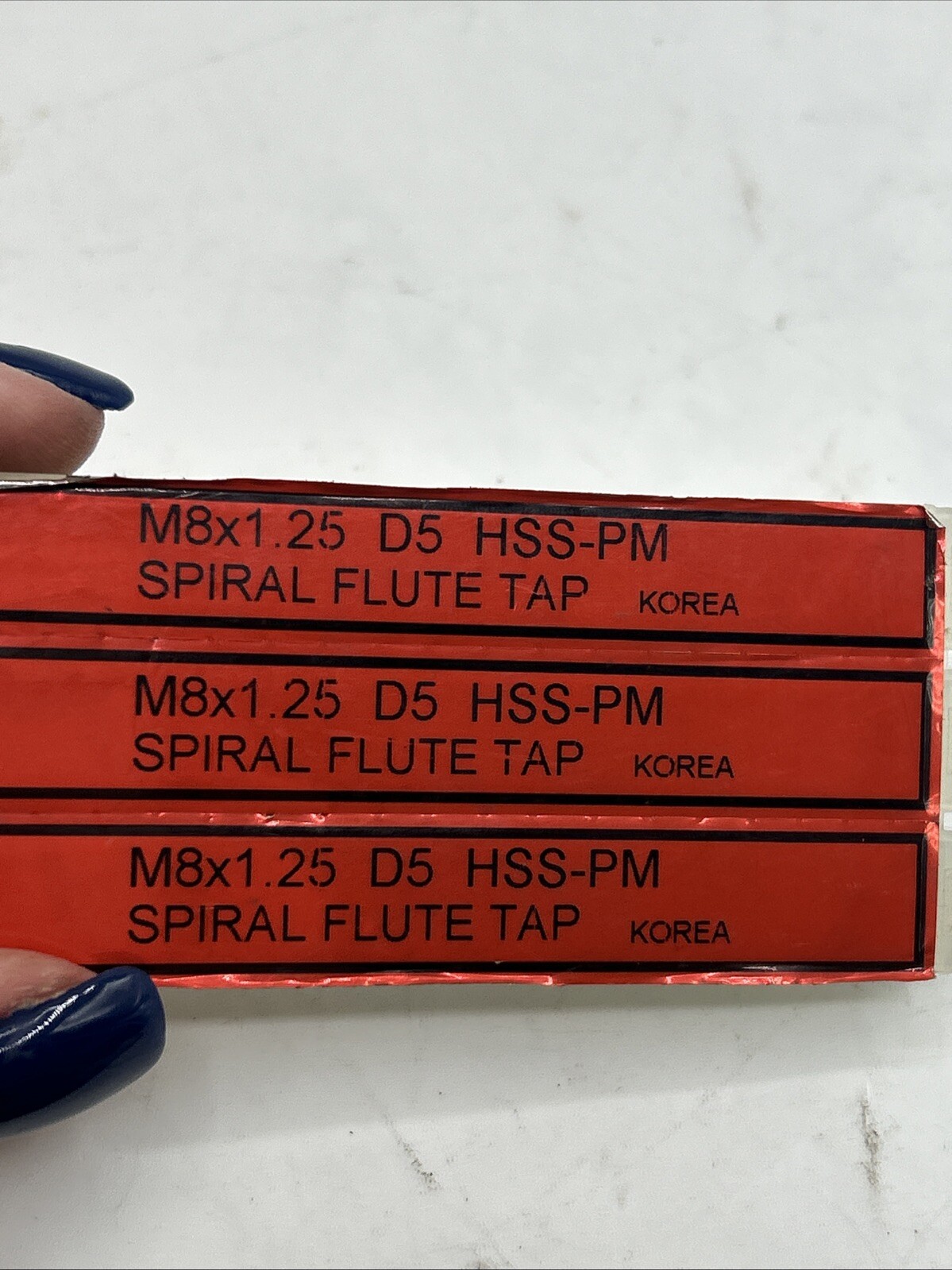 Lot Of 2 M8 X 1.25 D5 HSS-PM Plug Hand Tap Morse See Pics 30 Days Warranty
