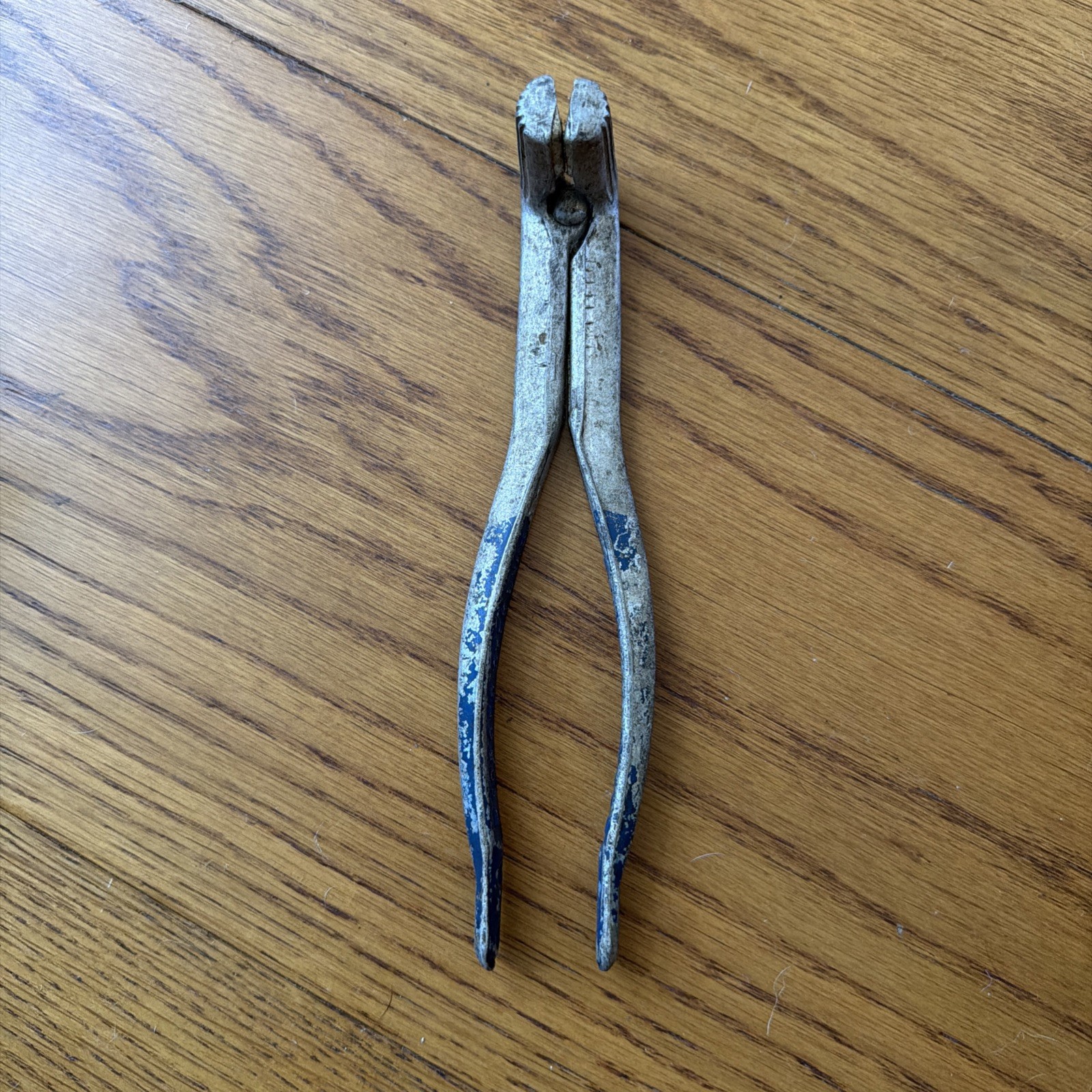 TOOL ANTIQUE BATTERY TERMINAL EXPANSION CLAMP PLIERS FORGED STEEL BLUE BIRD # 20