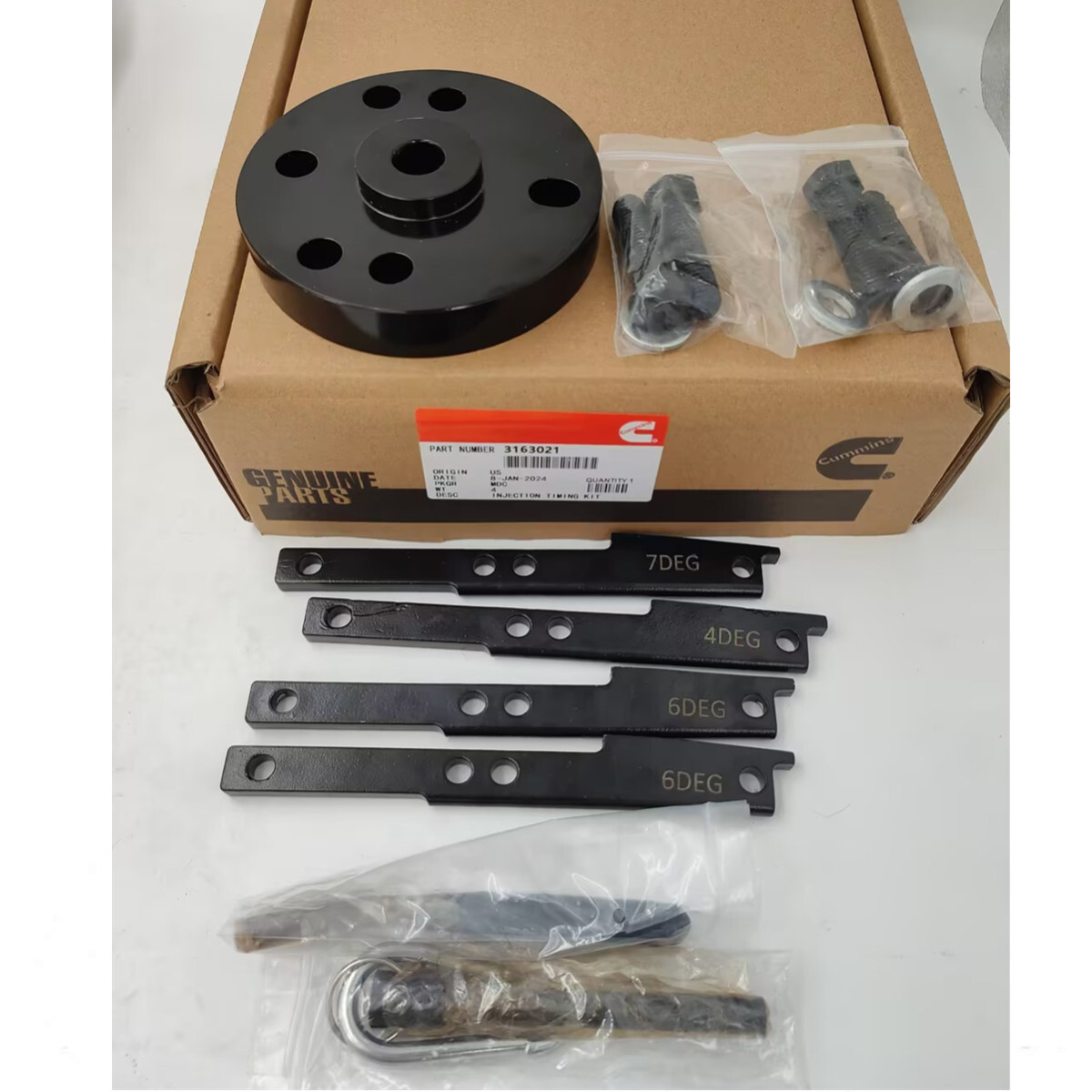 For Cummins ISX Timing Injector Cam Gear Puller Tool Kit 3163021 3163069 3163530