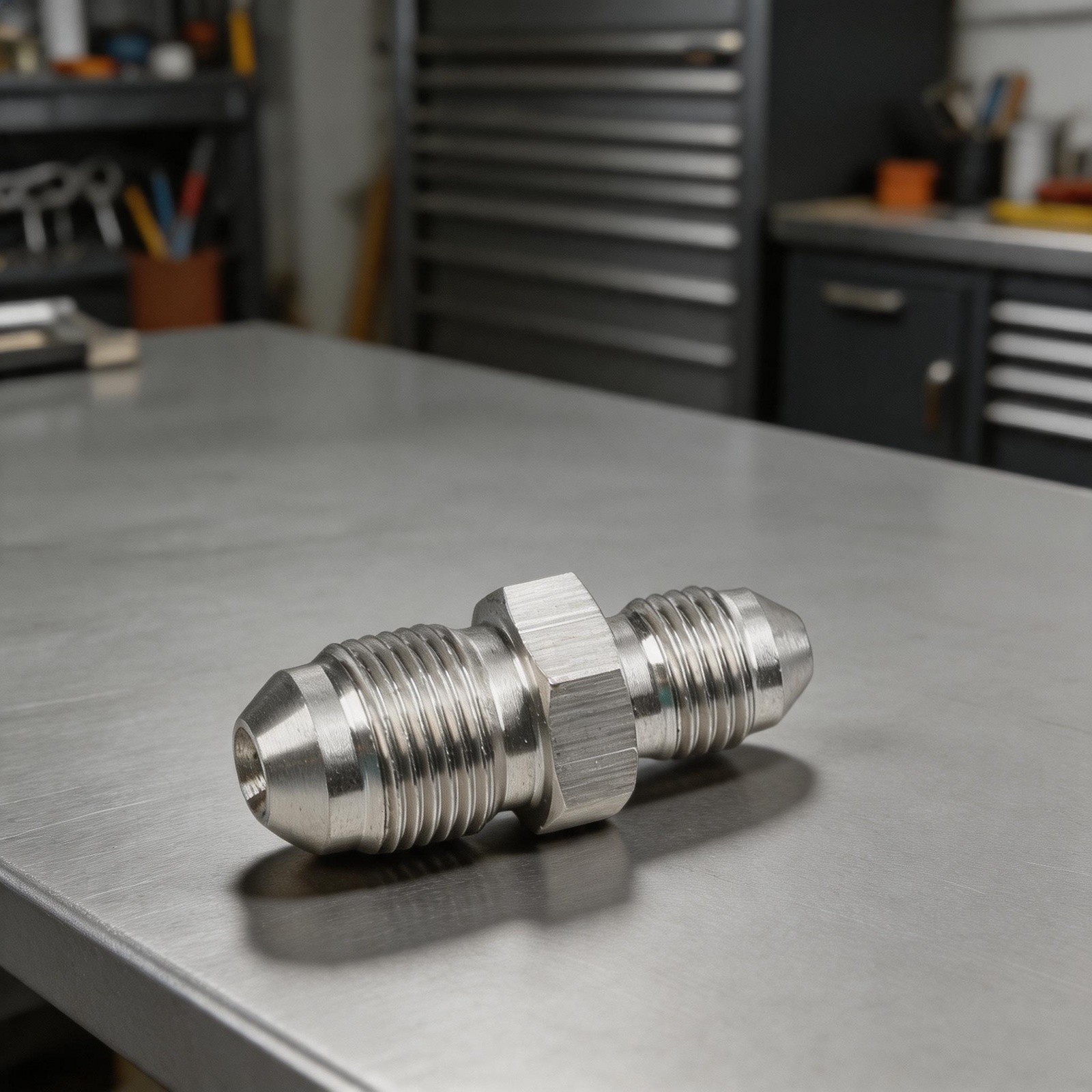 AN3 to M12x1 M10x1 Stainless Steel Adapter for Cars and Automotive Use