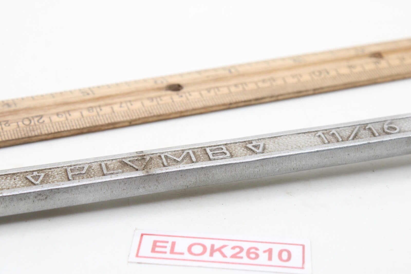 Plomb 1137 25/32″ X 11/16″ 12 Point SAE Box End Wrench 11″ Long USA