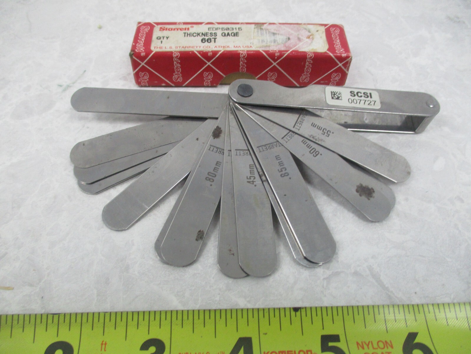 STARRET 66T THICKNESS GAGE, V0443