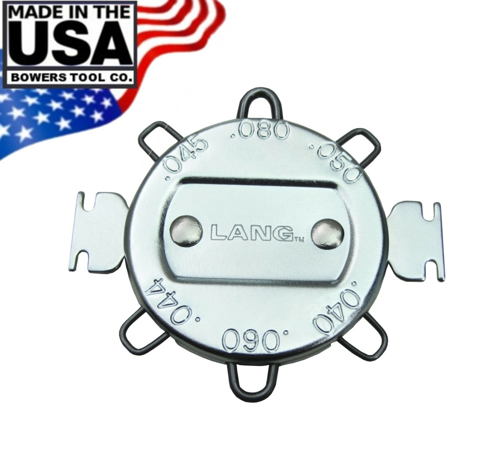 Lang 6 Wire Gap Spark Plug Gauge for High Energy Ignition Systems Made in USA