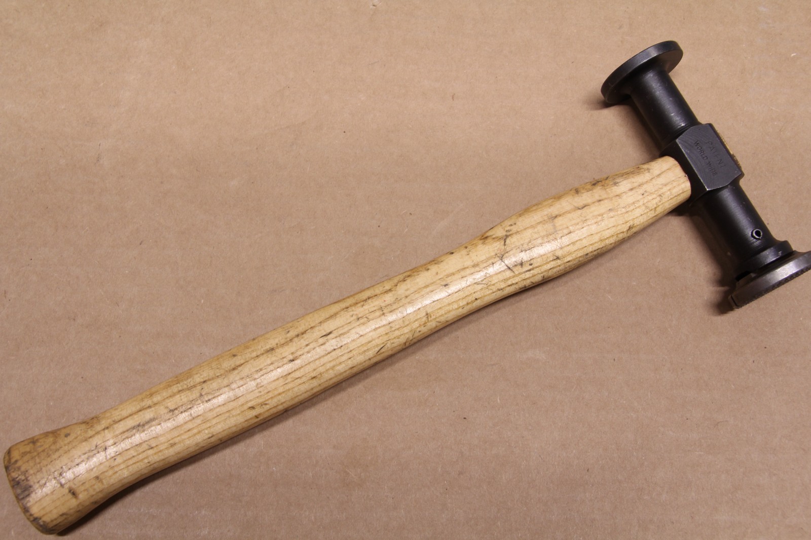 TORNAX Austria Mechanical Shrinking Hammer Round Waffle Auto Body Round Smooth